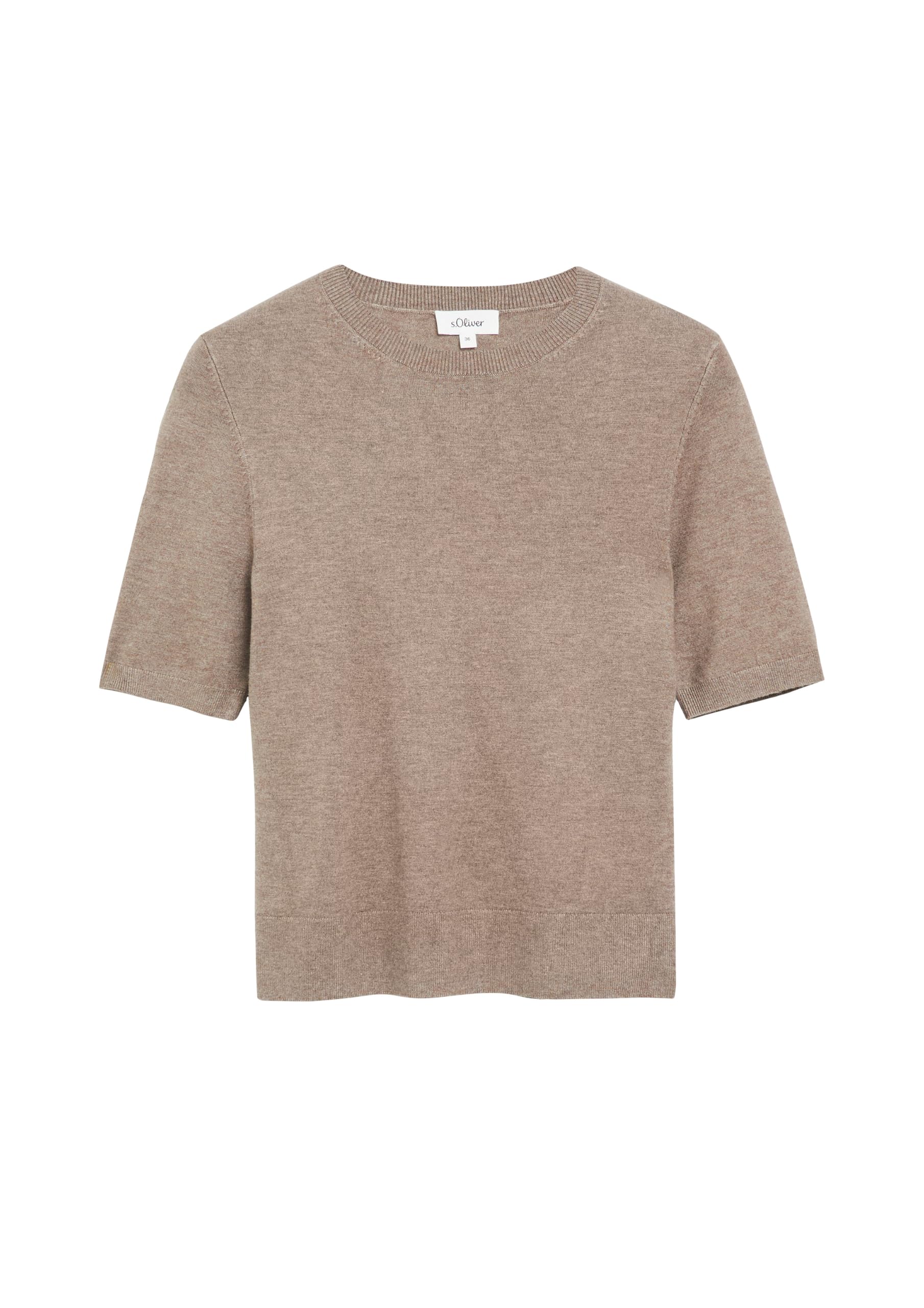 s.Oliver RED LABEL 2181329 Strickpullover Gr.34 karamell weich
