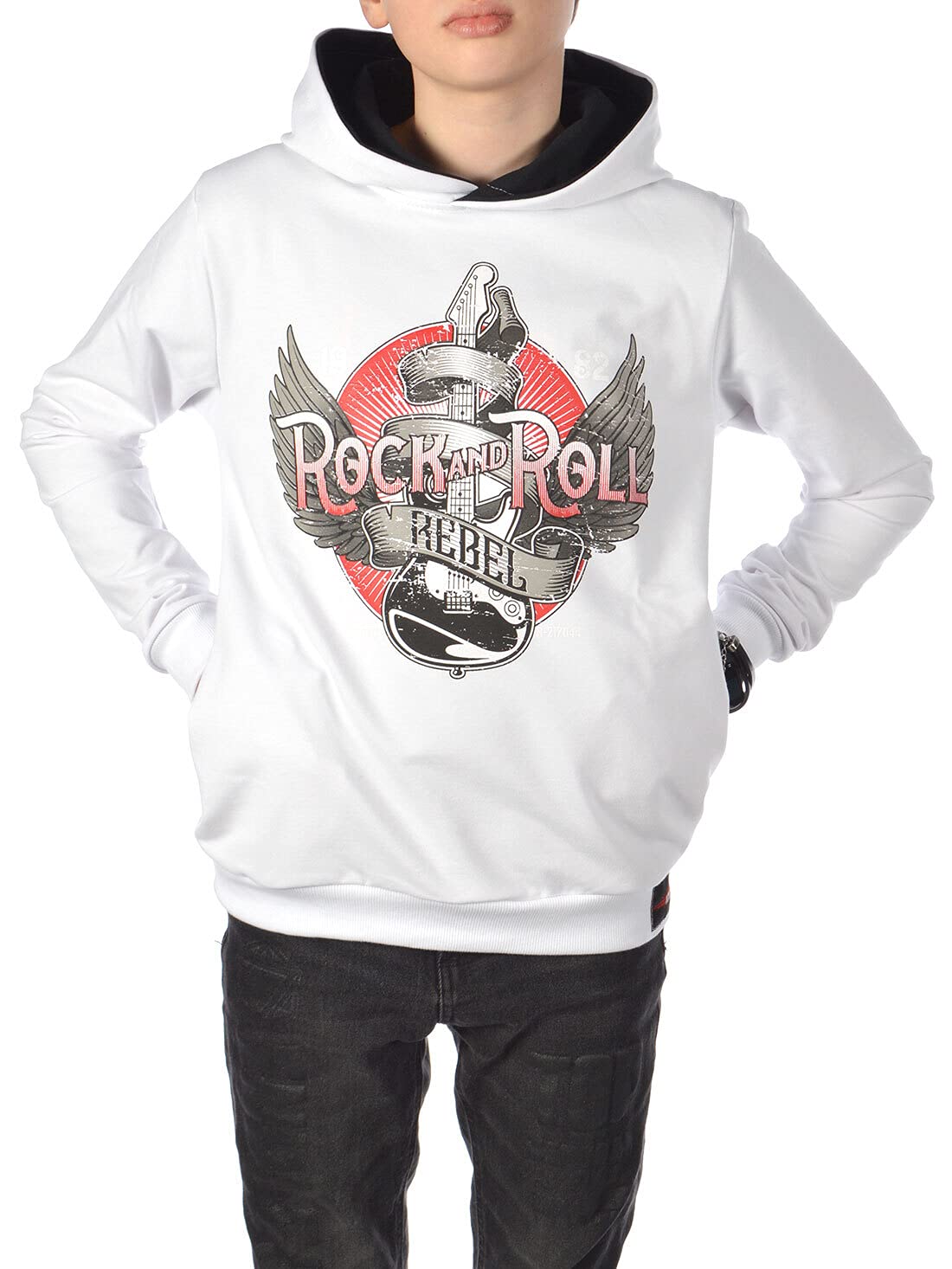 BEZLIT Rock and Roll Rebel Hoodie Gr. 134 aus Baumwolle
