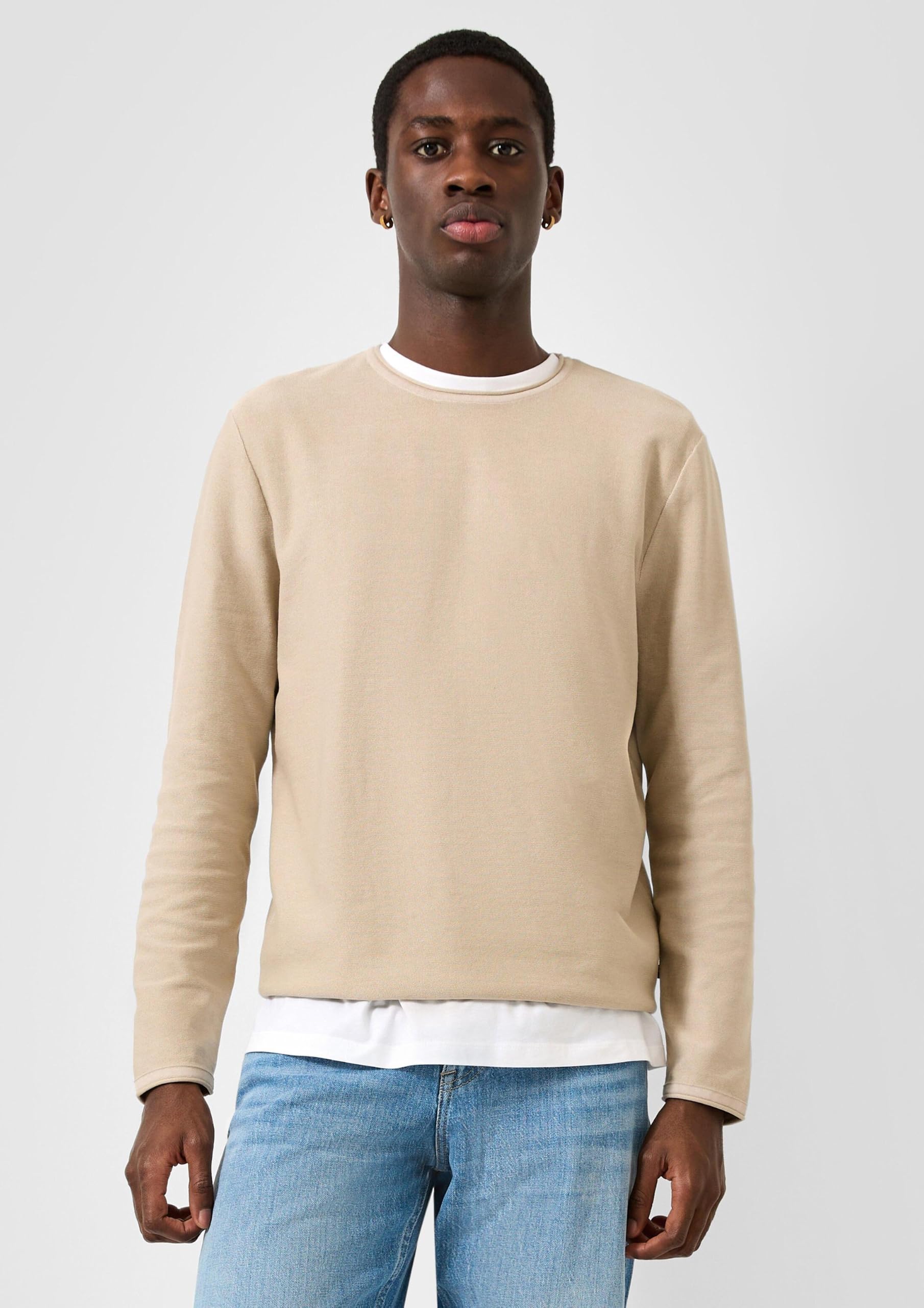 s.Oliver QS Gewaschener Strickpullover langarm