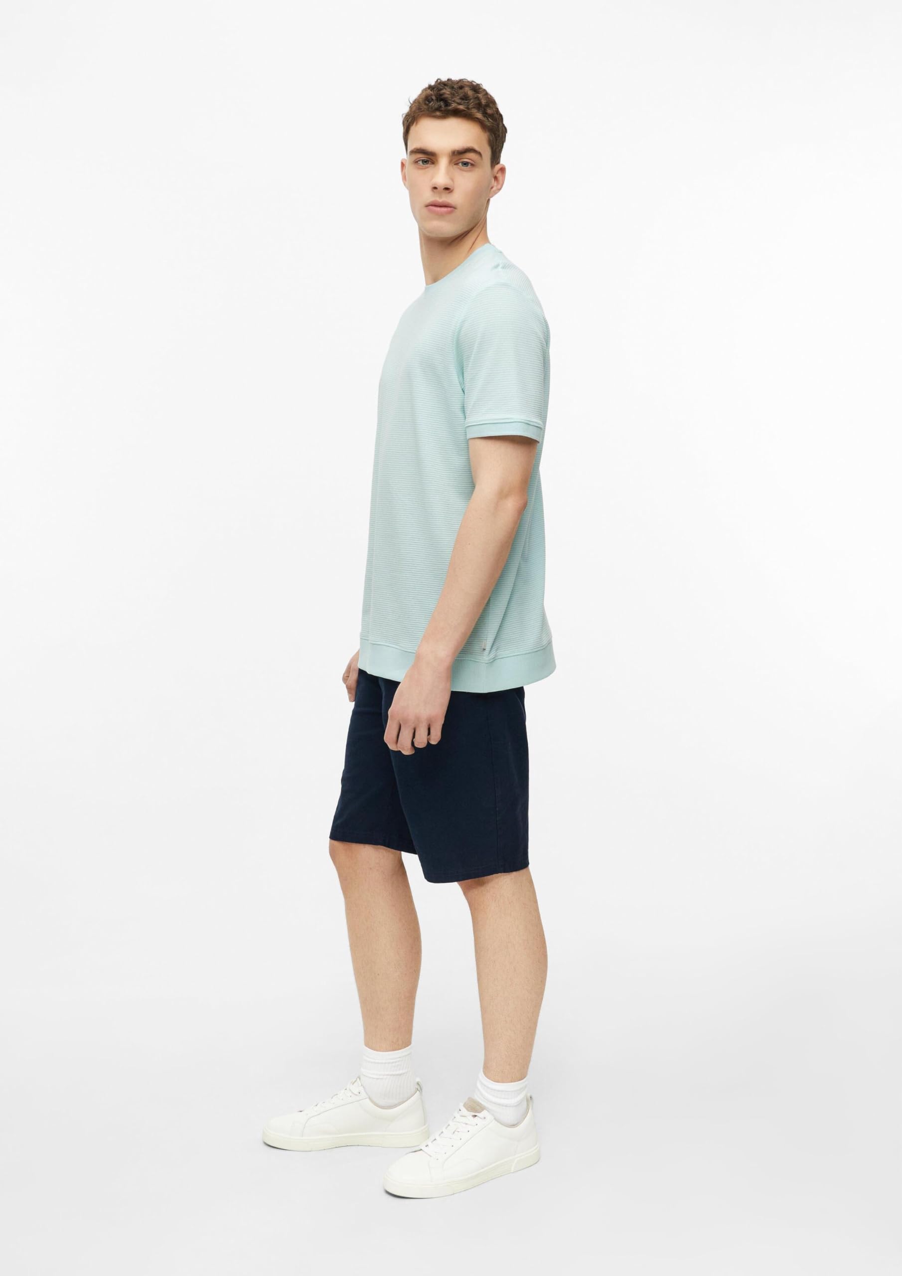s.Oliver Junior T-Shirt Herren Helles Türkis Jacquard