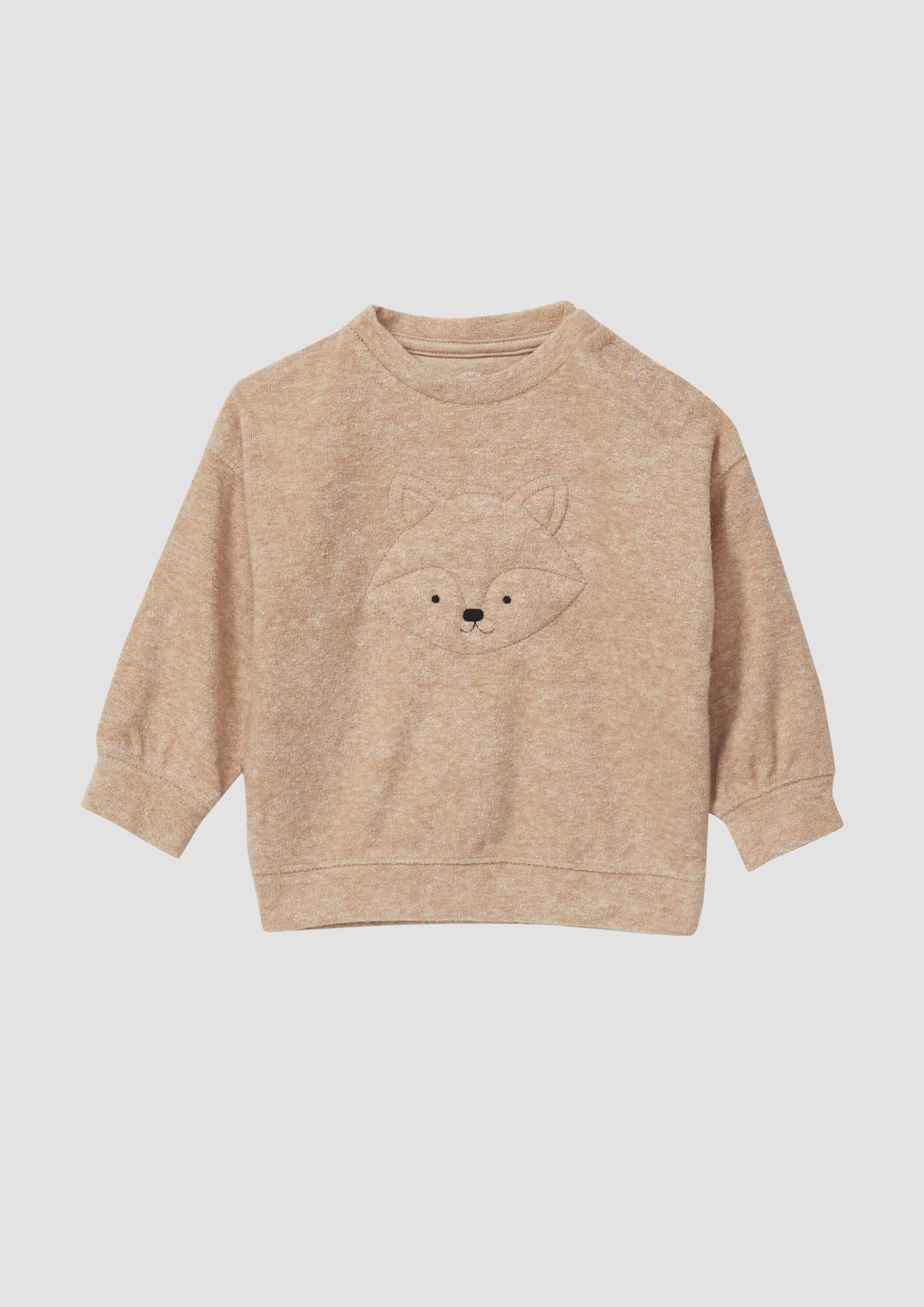 s.Oliver Junior Sweatshirt sandstein 92 Frontapplikation