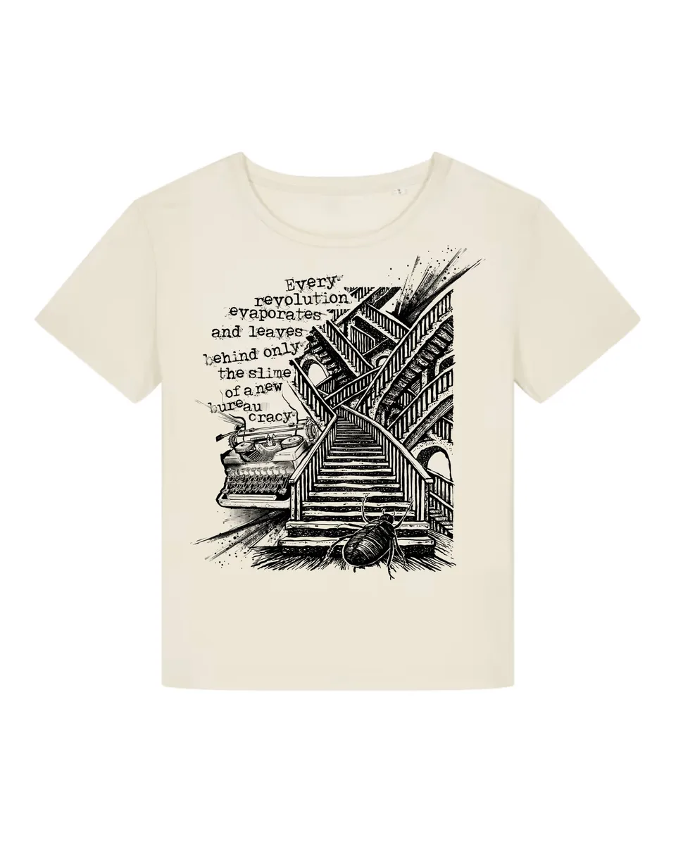 dna merch The Metamorphosis Kafka T-Shirt Women schwarz Biobaumwolle
