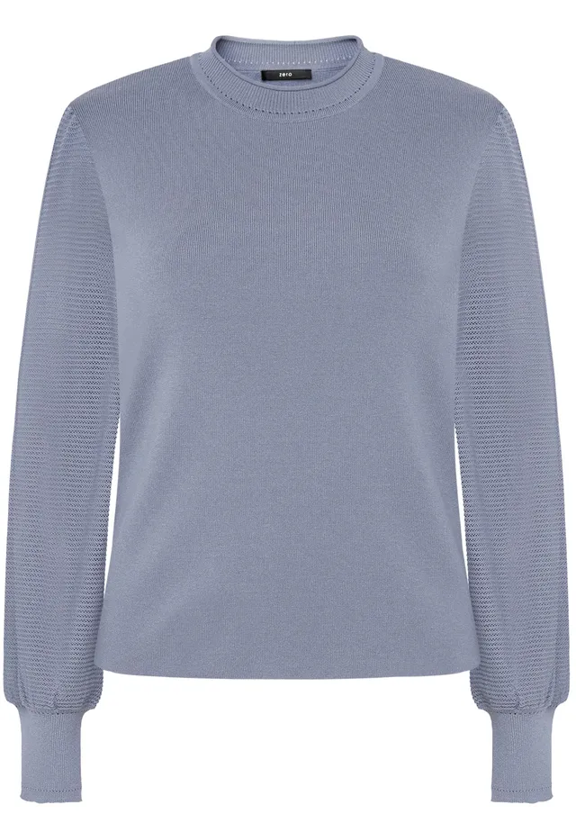 zero Pullover hoher Kragen Damen Flint Stone Gr.40