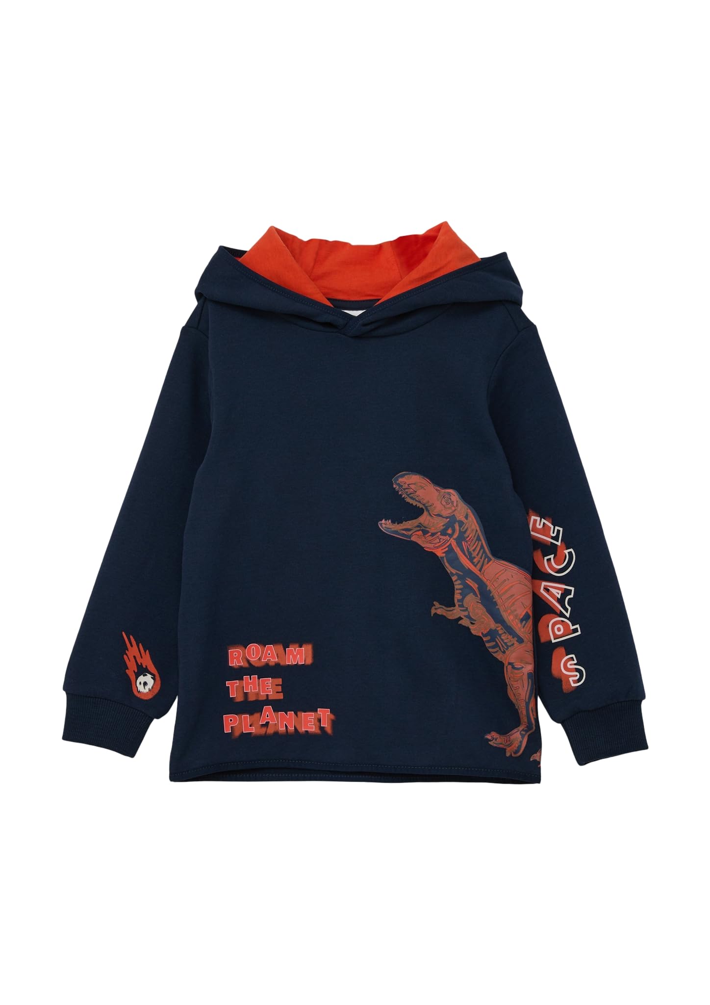 s.Oliver RED LABEL Kapuzenpulli Frontprint 92-98 schwarz