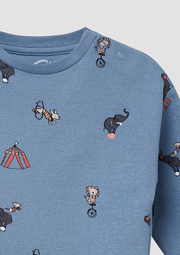 s.Oliver Junior Sweatshirt Strukturjersey Gr. 74 Print