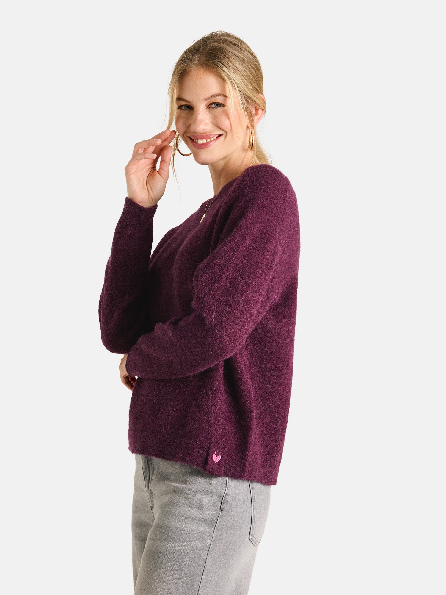 Lieblingsstück SamsaraEP Pullover Alpakamix beige Rundhals