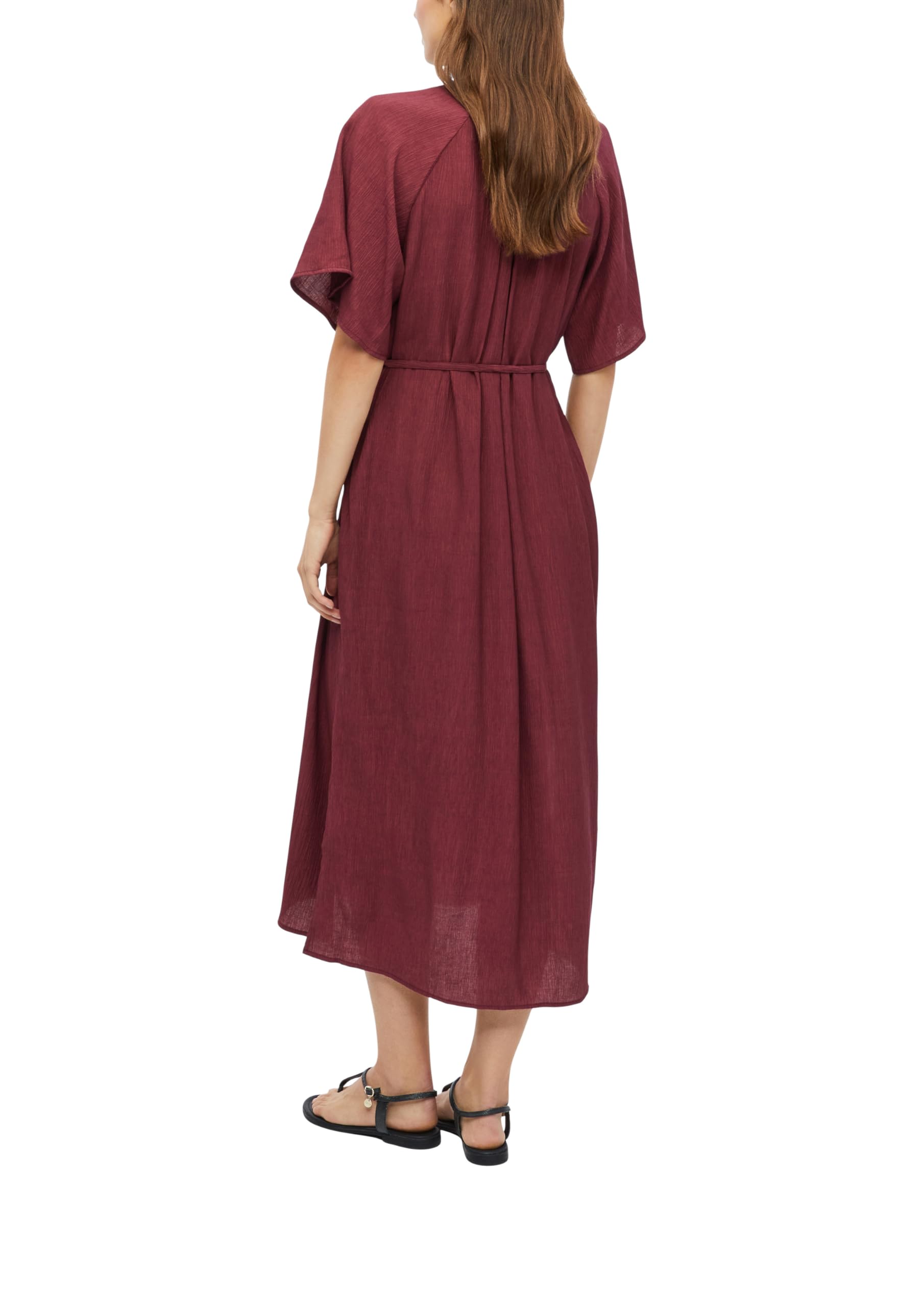 s.Oliver Red Label Midi-Kleid Bindegürtel 38