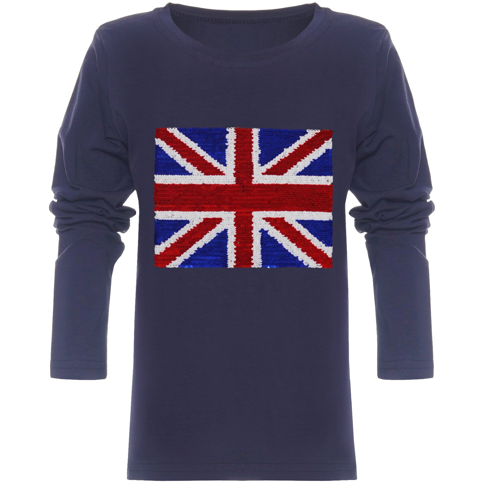BEZLIT 21731 Jungen Langarmshirt Pailletten Grau Gr.104