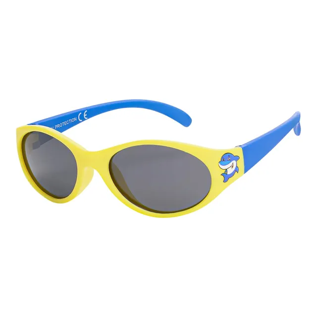 BEZLIT Shark Kinder Sonnenbrille Gelb-Blau polarisiert UV400