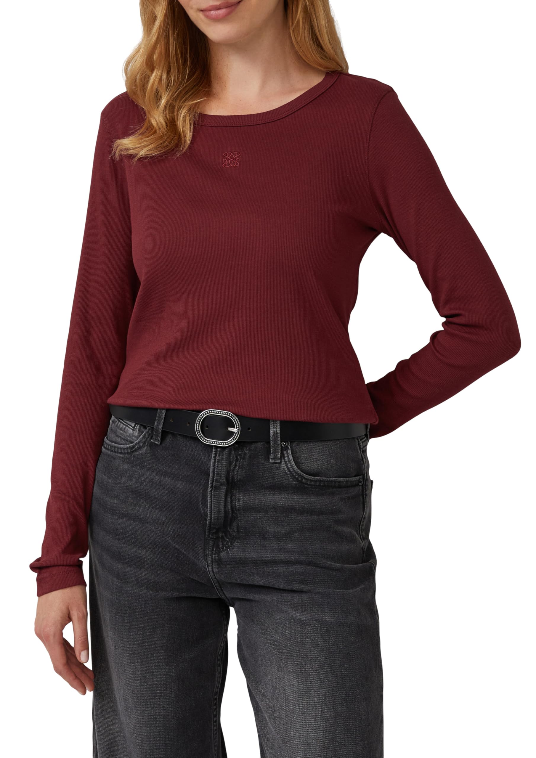 s.Oliver Red Label Gürtel Leder Schwarz 105
