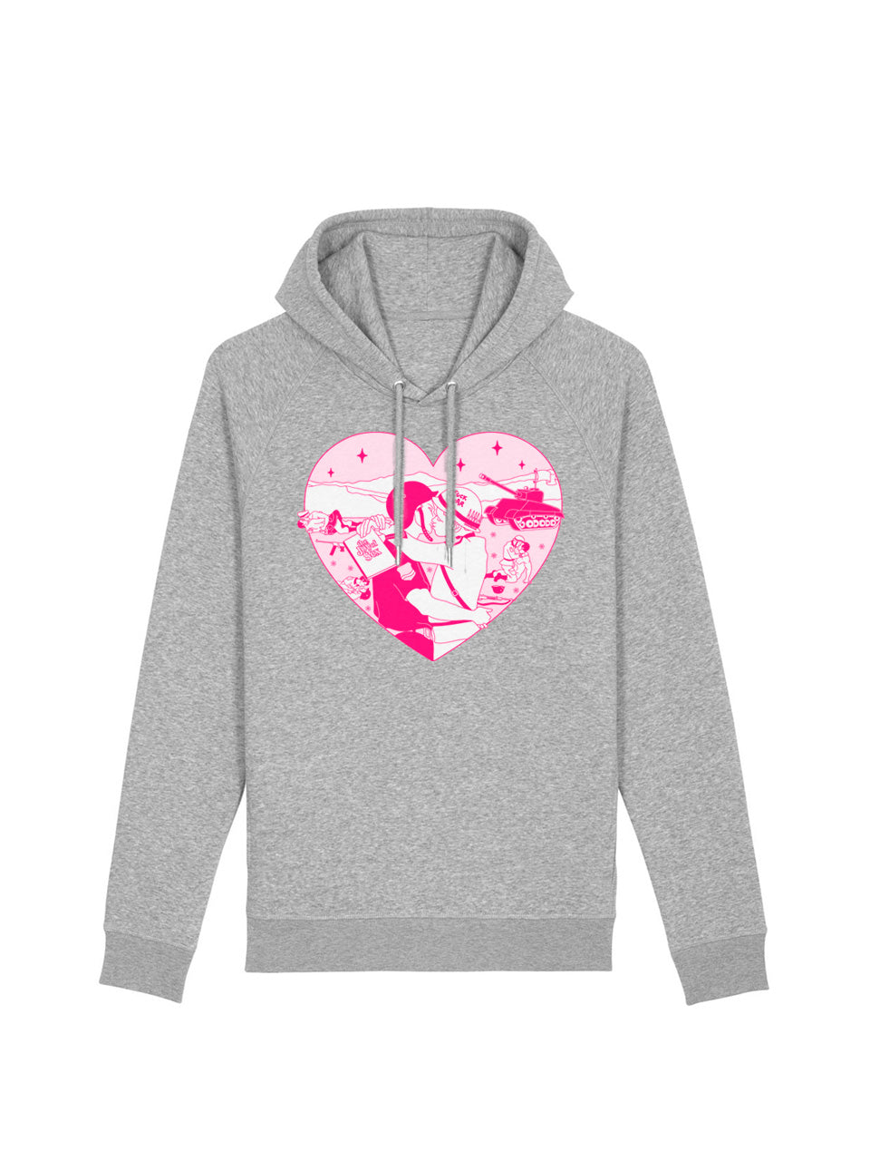 dna merch Freude Am Frieden Alex Comfort Kapuzenpullover Schwarz Bio