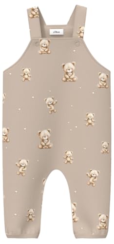 s.Oliver Junior Baby Latzhose Sweat Allover-Print