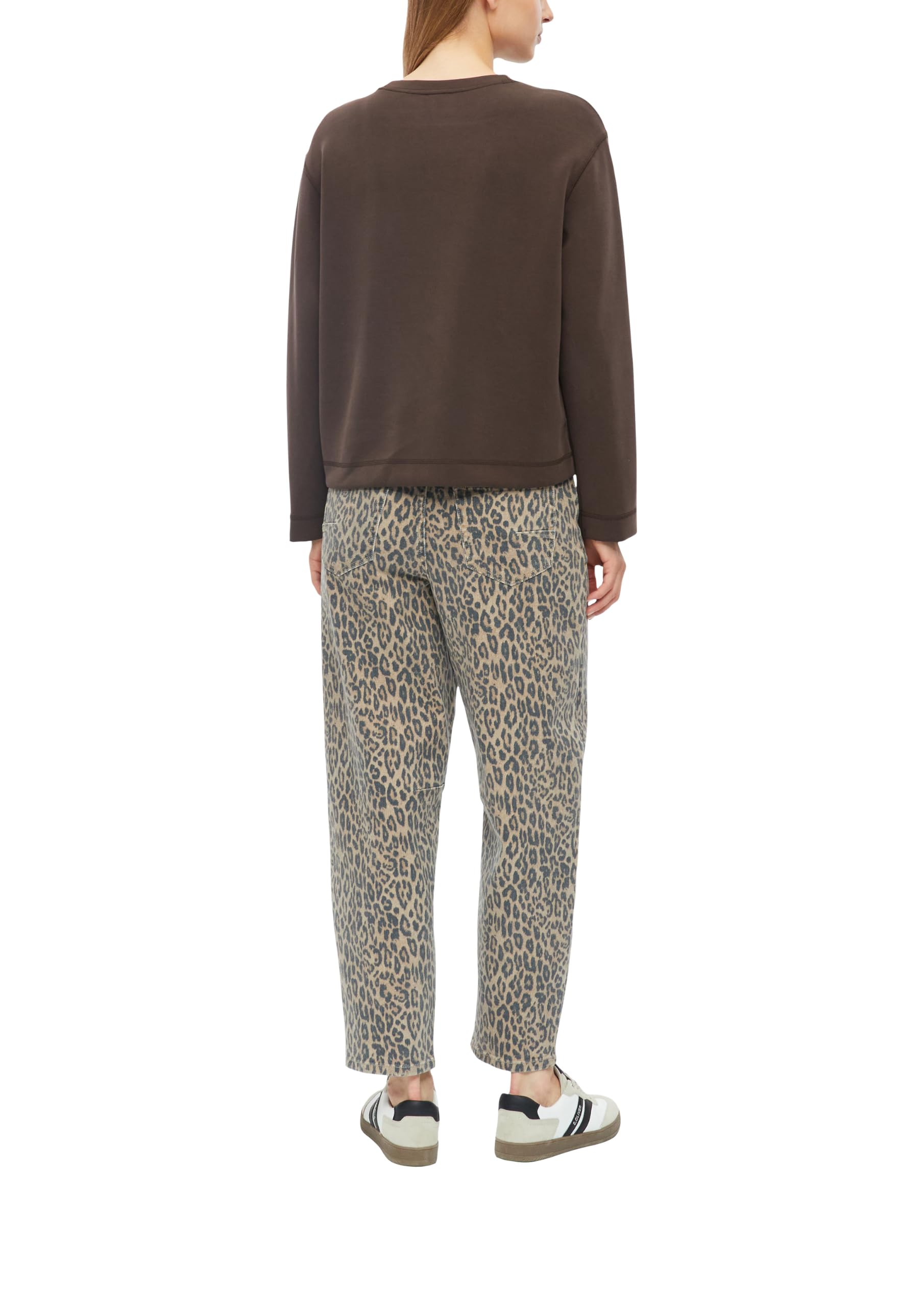 s.Oliver RED LABEL Scuba-Sweatshirt weiter Arm