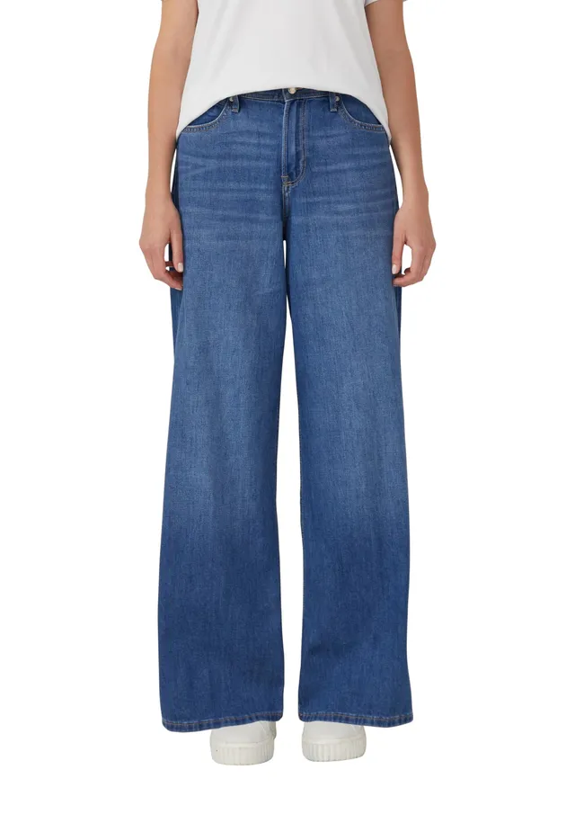 s.Oliver Junior Suri High Rise Jeans 40W/32L Wide Fit
