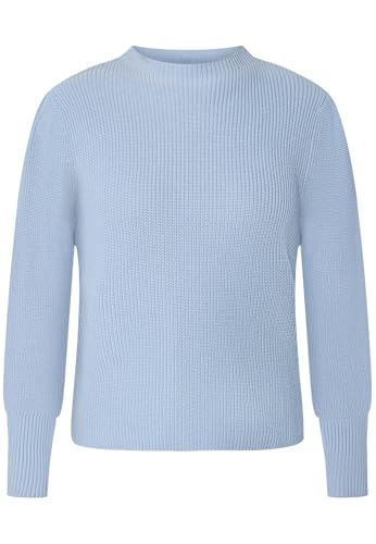 zero Strickpullover Ballonärmel Pullover 40 Soft Chambray warm