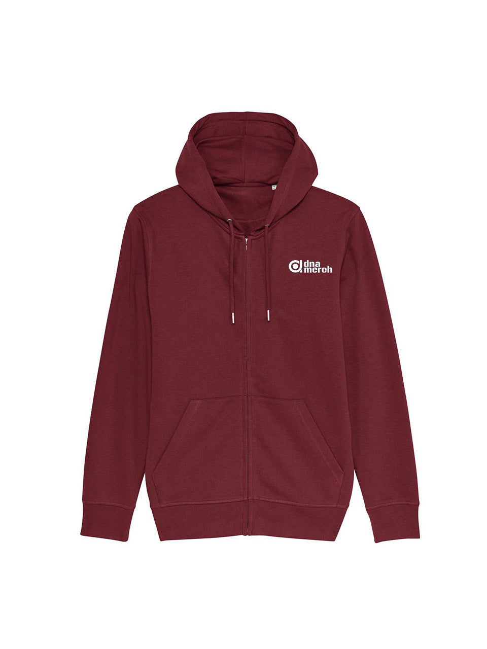 dna merch Fuck Charity Love Solidarity Kapuzenjacke schwarz