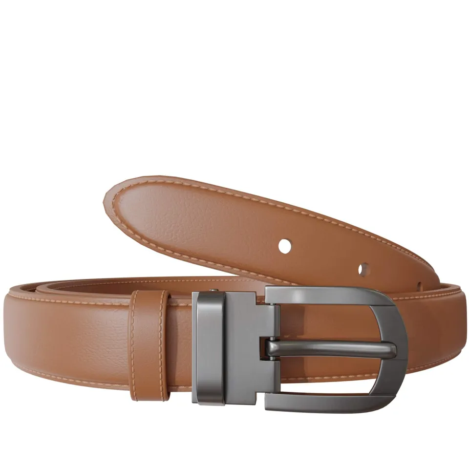 BEZLIT Herren Ledergürtel 3 cm Hellbraun Echtleder kürzbar
