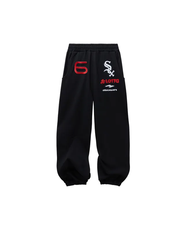 Mowalola ATL Joggers Jogginghose Baumwolle bestickt