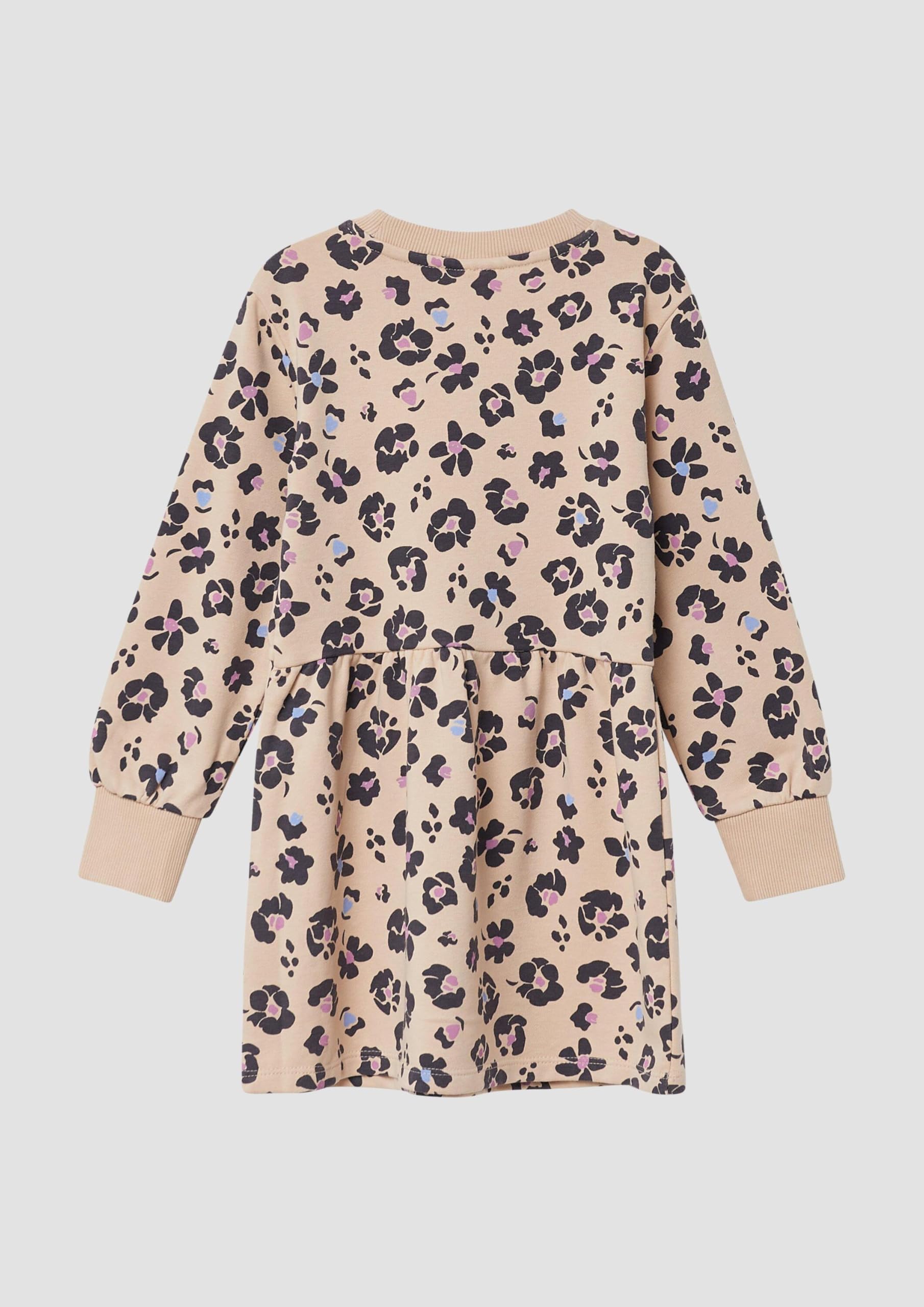 s.Oliver Junior Sweatkleid kurz Baumwollmix Print