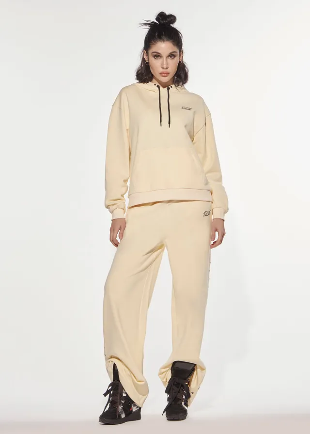 Denny Rose Eclectic Kapuzen-Hoodie Butter Yellow