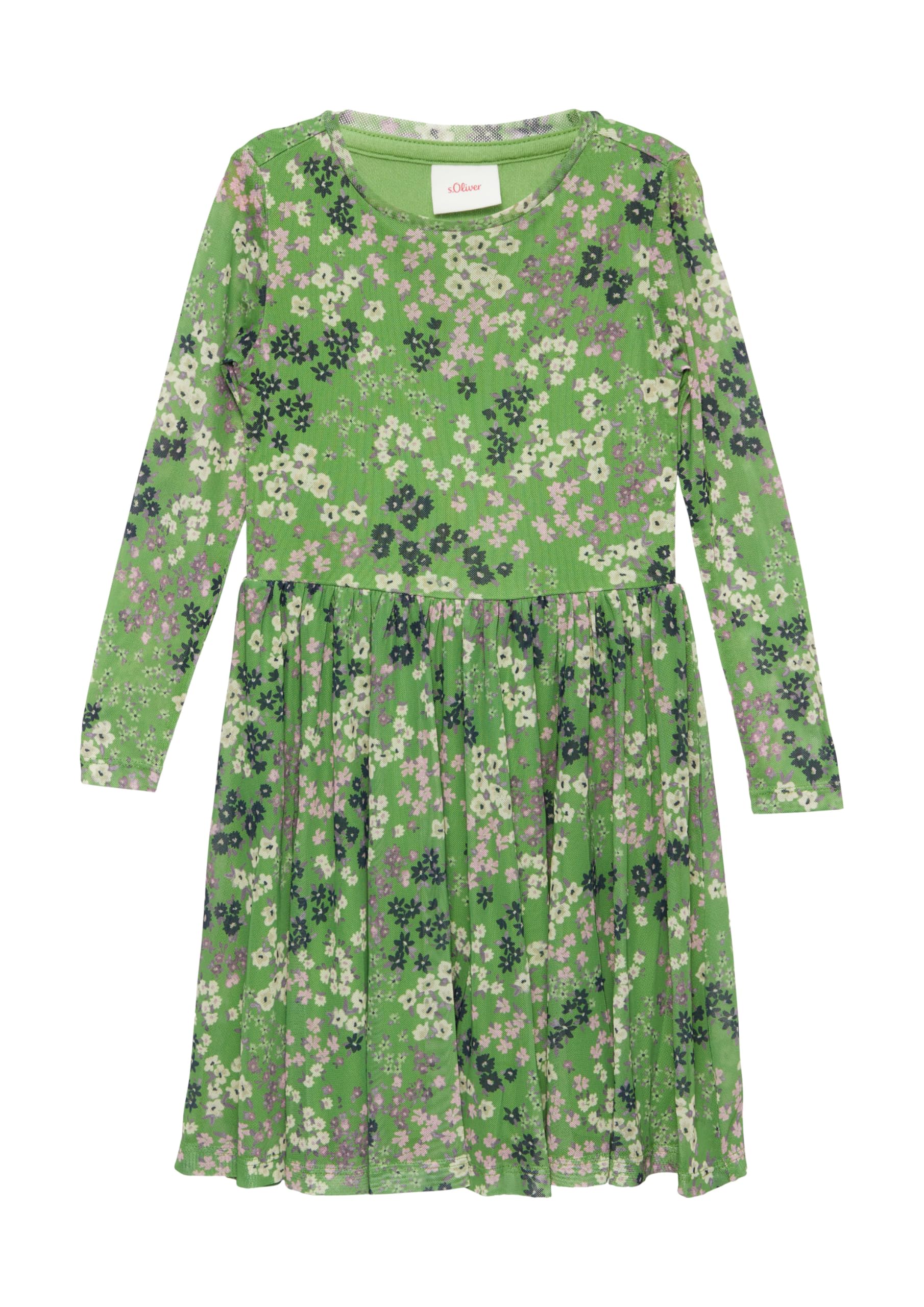 s.Oliver Mesh Kleid 92 flieder gemustert