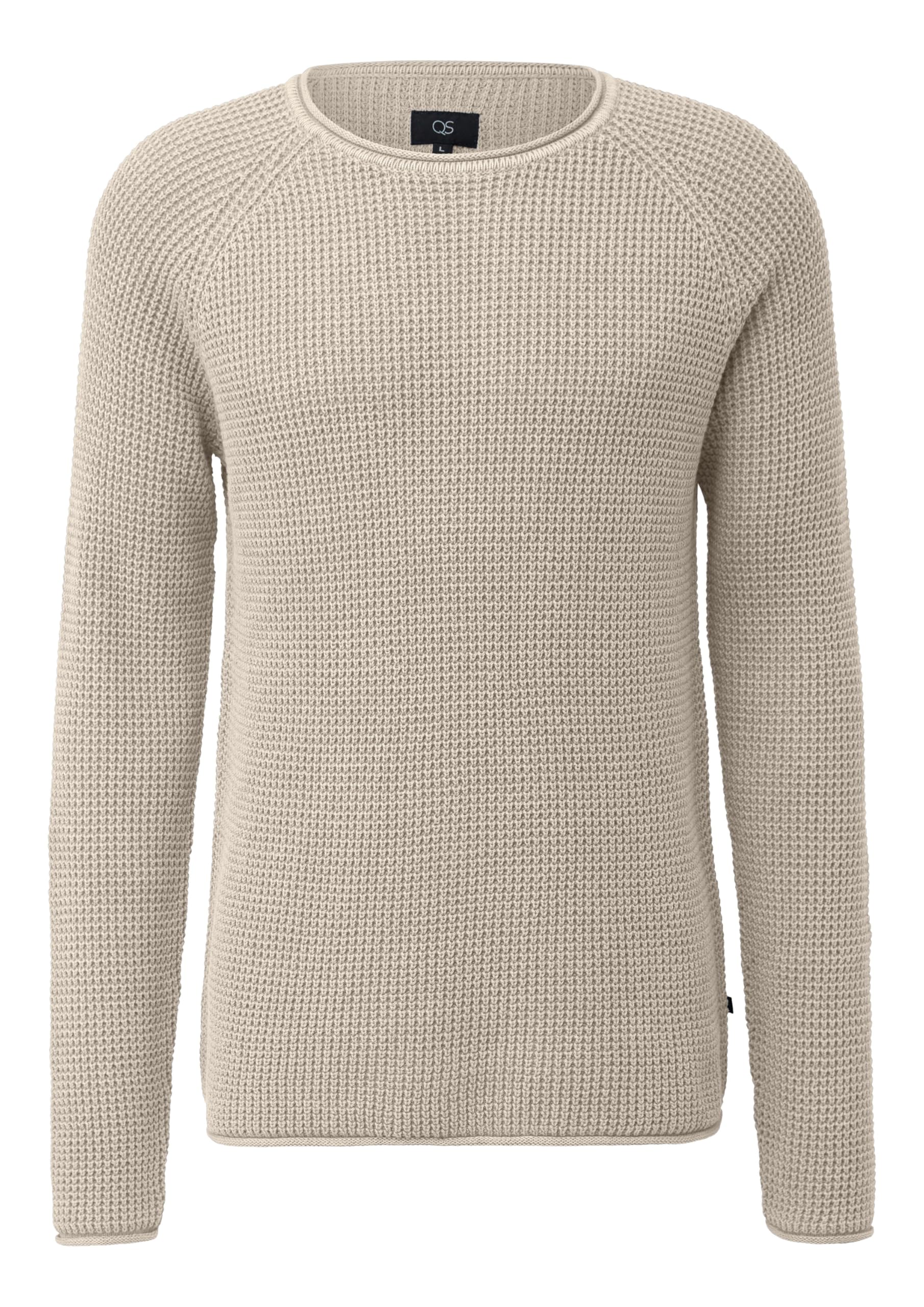 s.Oliver QS Grobstrickpullover mit Wascheffekt Pullover olivgrün