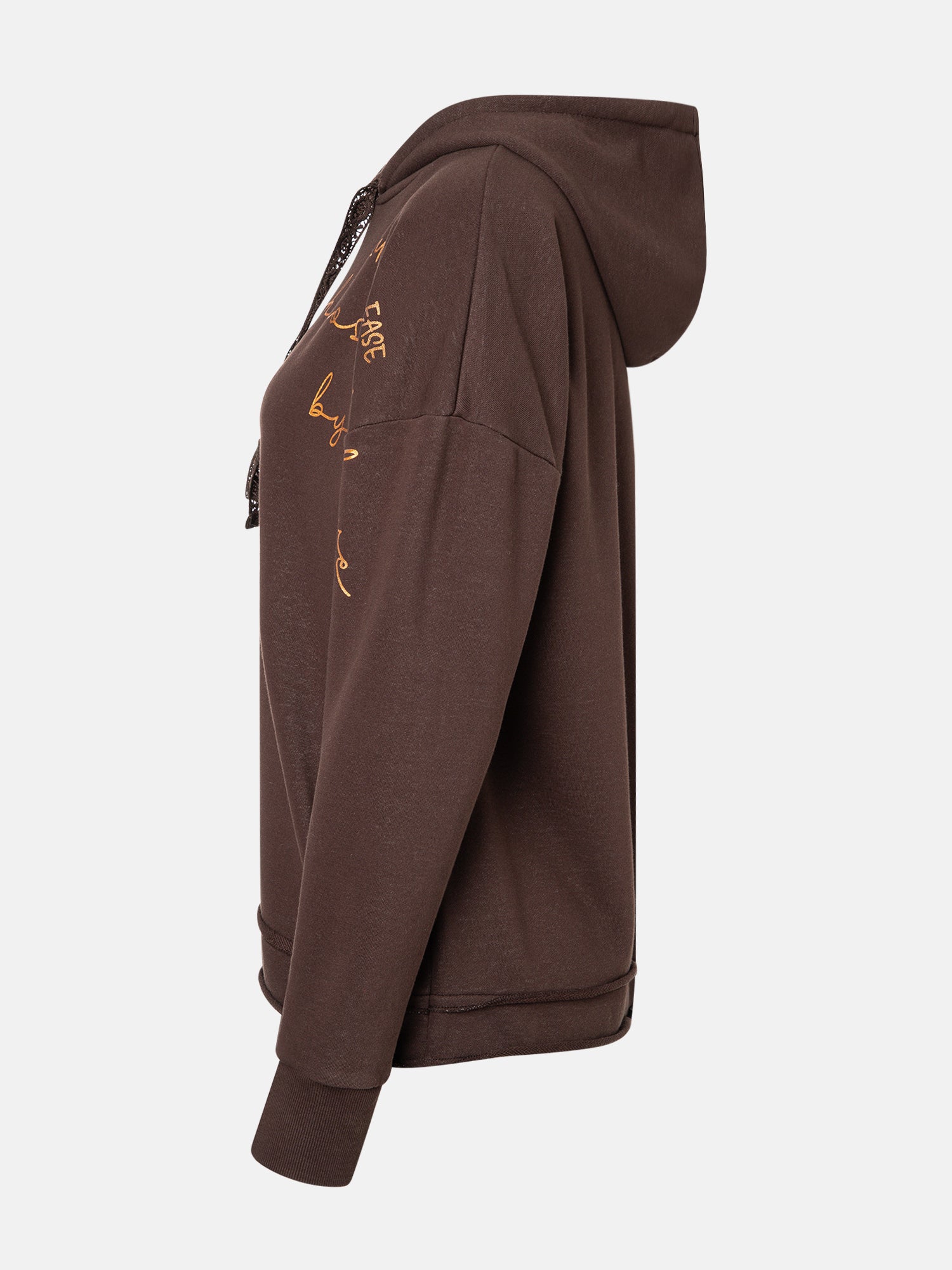 Lieblingsstück RixaL Hoodie Baumwollmix dark brown
