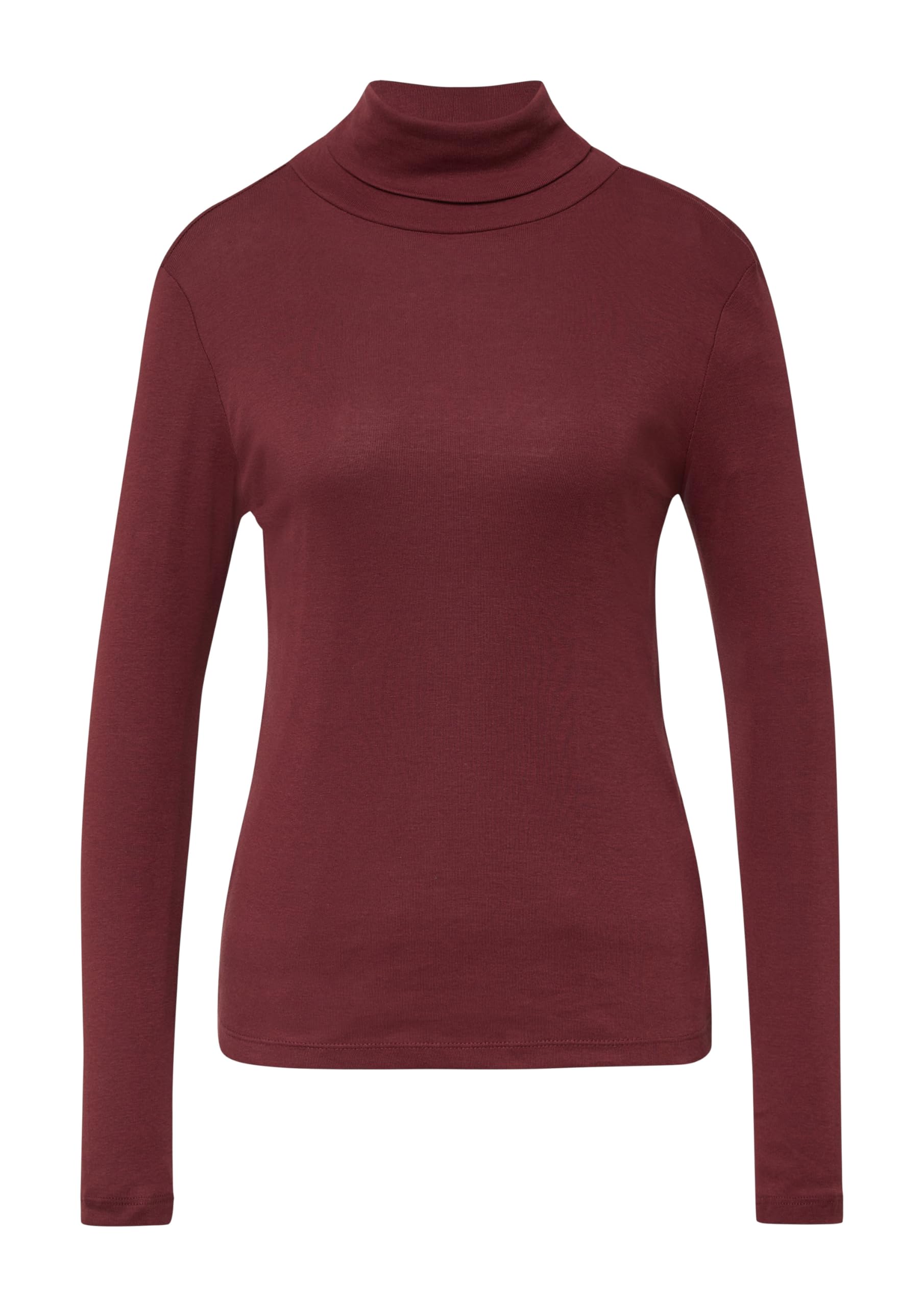 s.Oliver Longsleeve Slim Fit Rollkragen bordeaux Gr.42