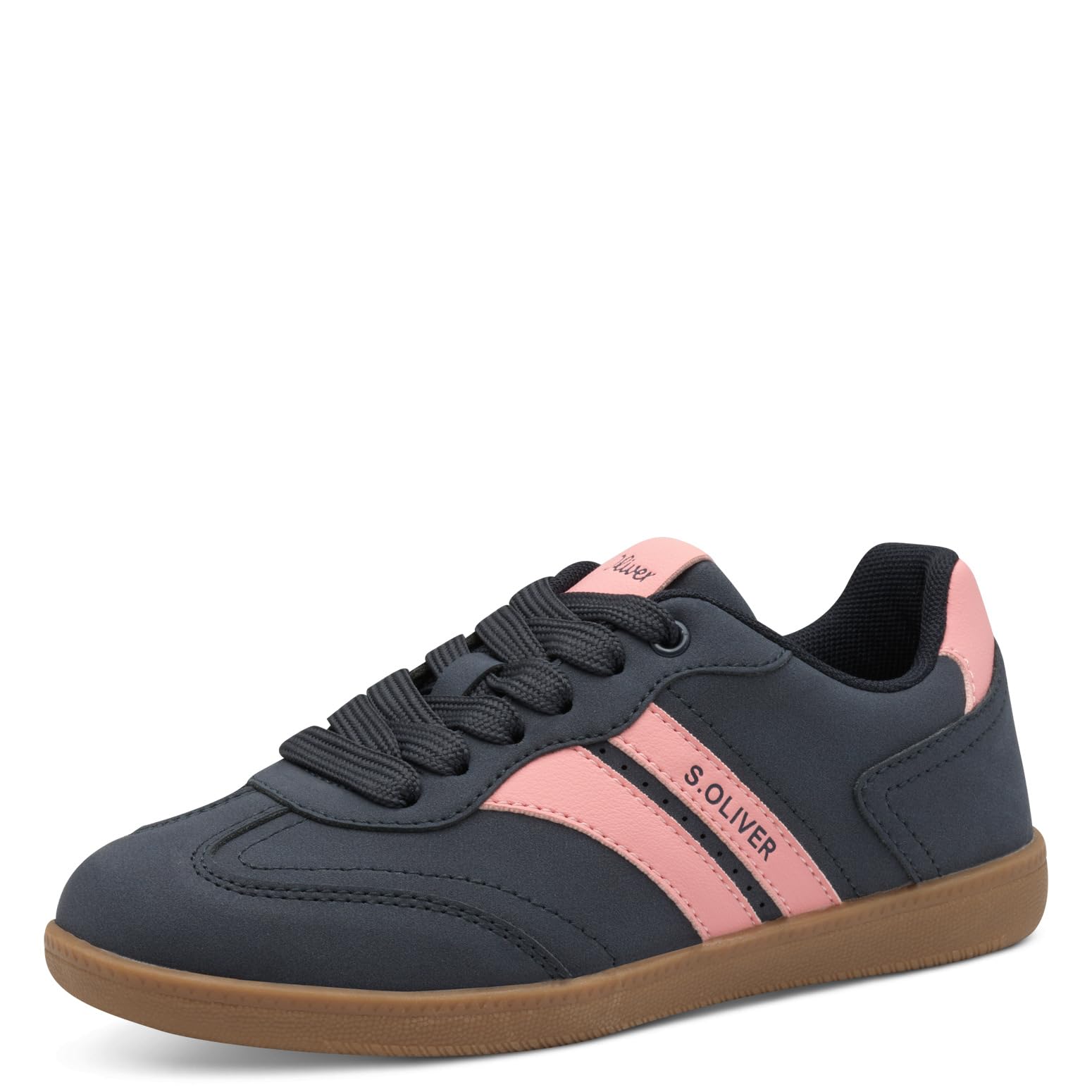 s.Oliver Junior Sneaker White Comb flach Mädchen