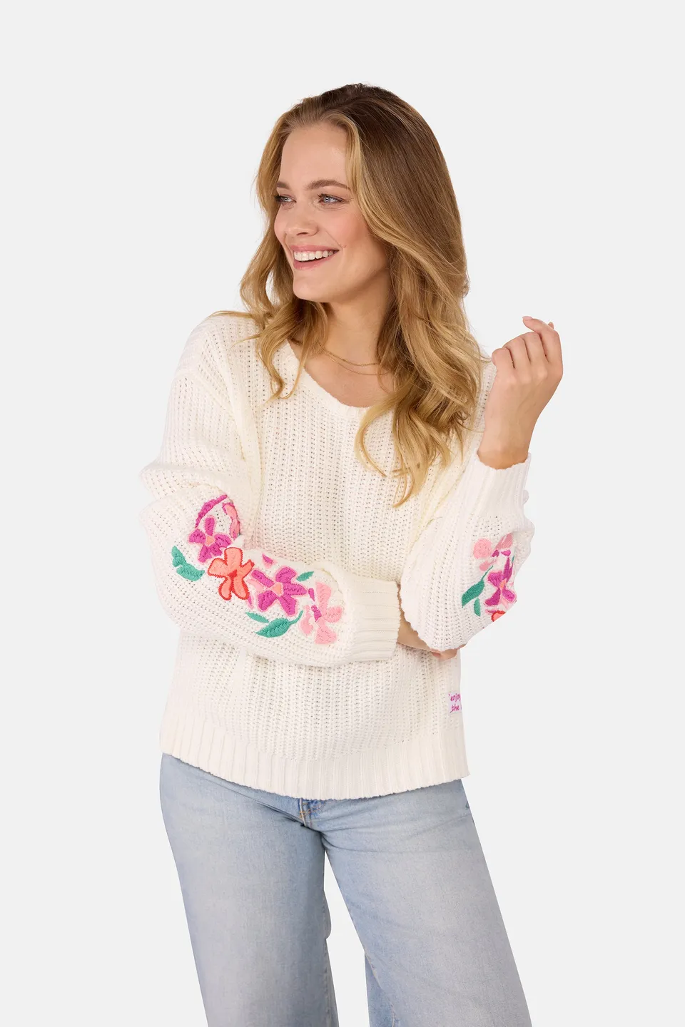 Lieblingsstück AminaL Pullover offwhite Baumwollmix
