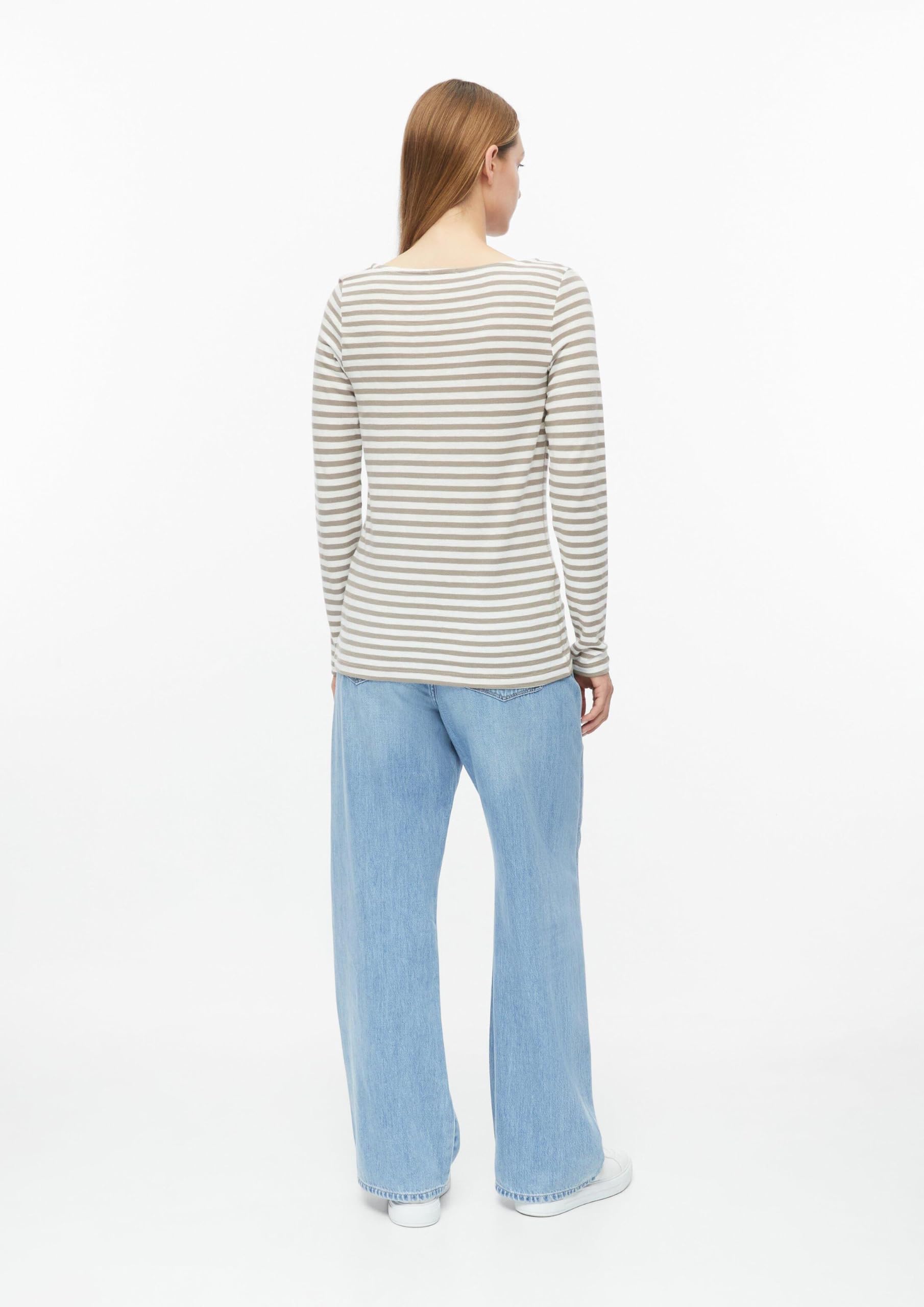 s.Oliver 2182446 Shirt Langarm gestreift Bordeaux