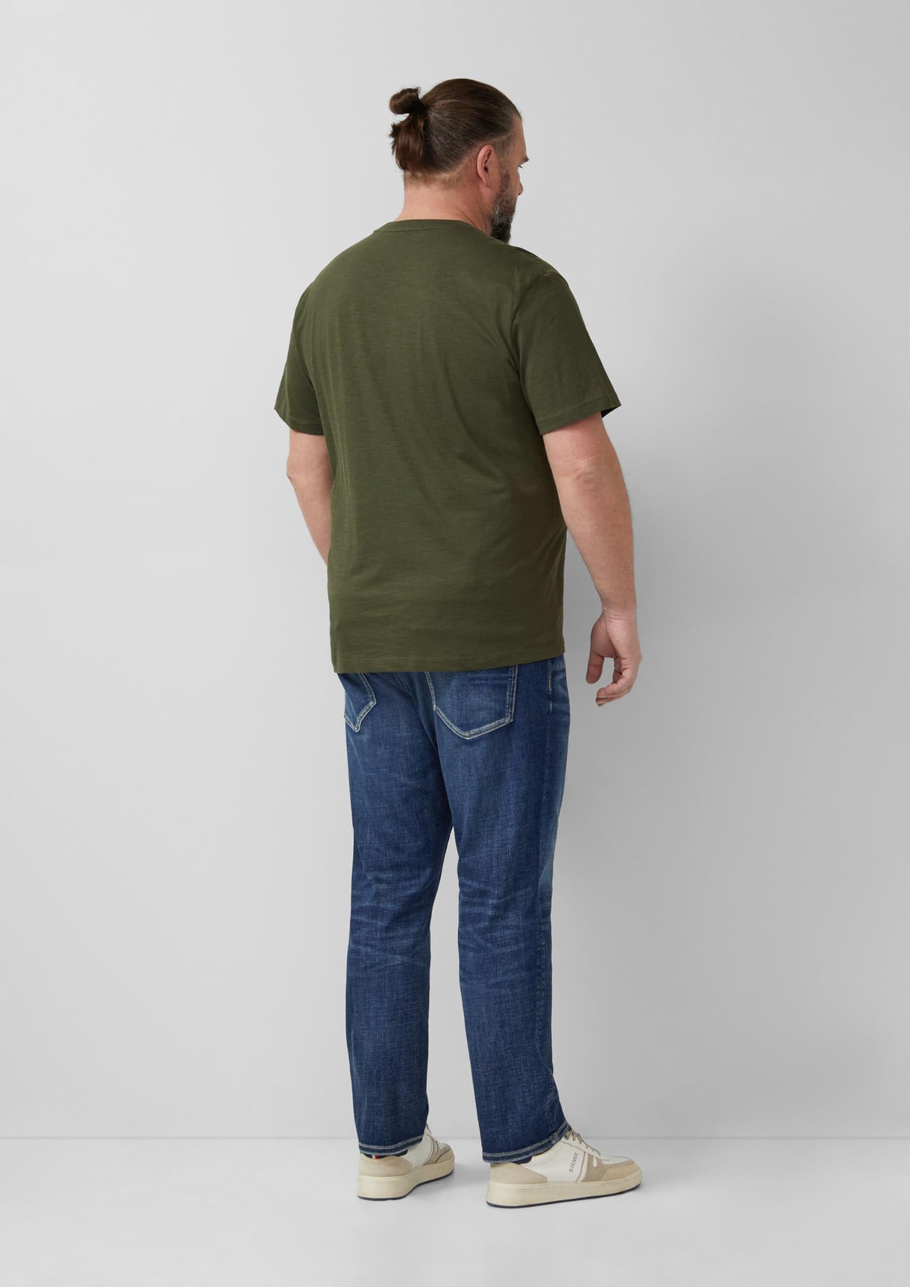 s.Oliver T-Shirt Flammgarn Brusttasche 5XL kurzarm