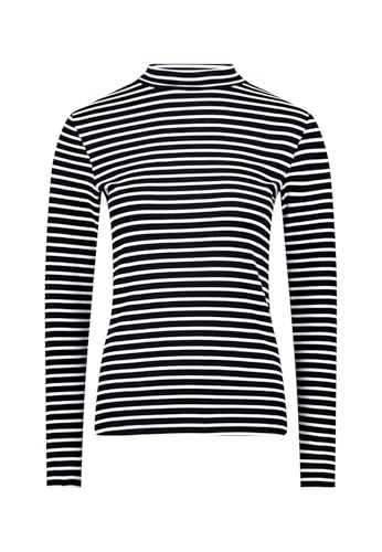 zero Ringelshirt Stehkragen Damen Dark Blue Gr. 38