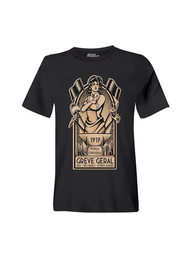 dna merch Força Operária Unisex T-Shirt Brazil 1917