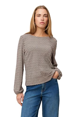 zero Bluse grafischer Print CreamBrown Gr.40