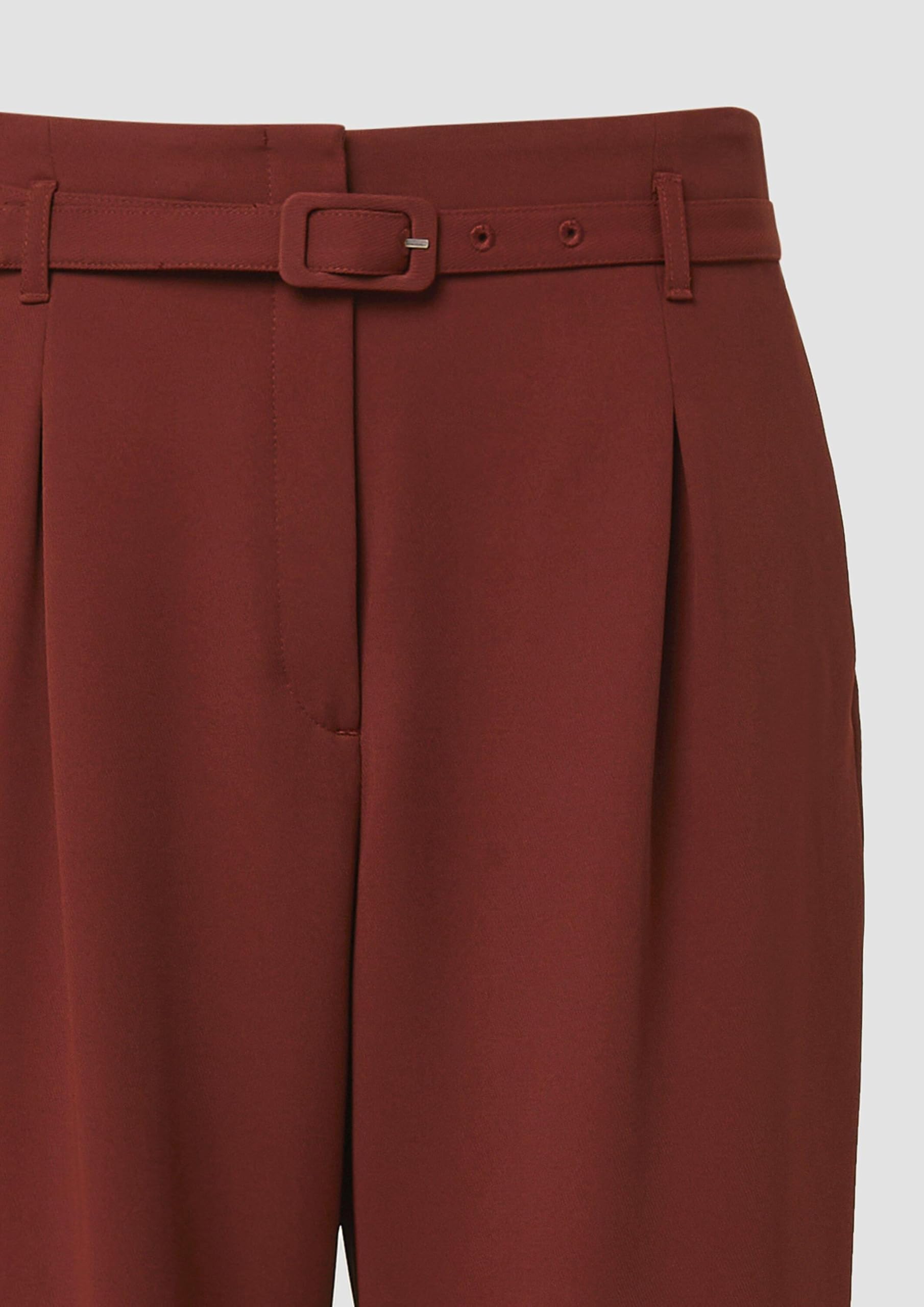 s.Oliver RED LABEL Twill-Hose Wide Leg 44W Rostrot