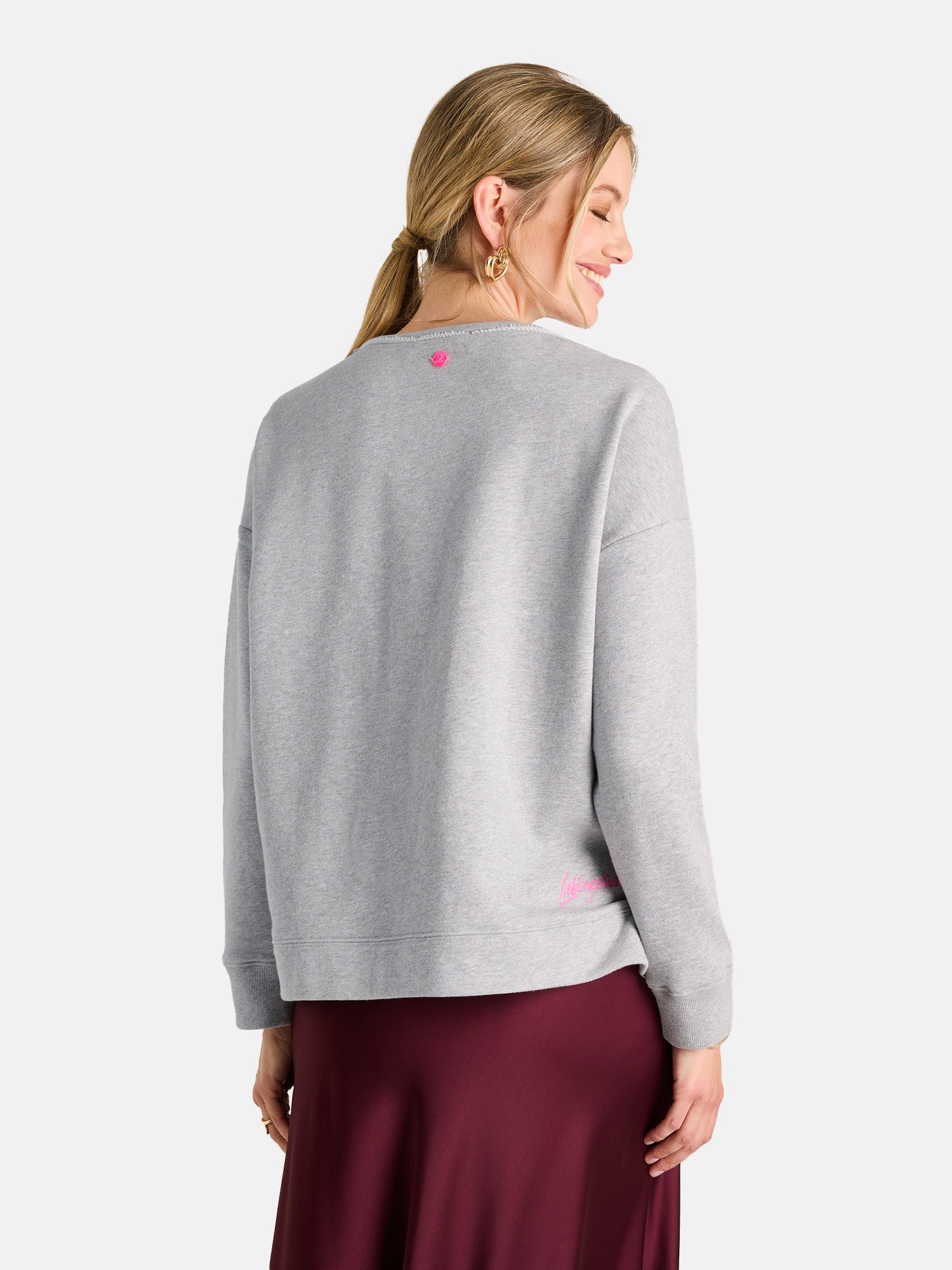Lieblingsstück AjaL Sweatshirt Baumwollmix hellsilber
