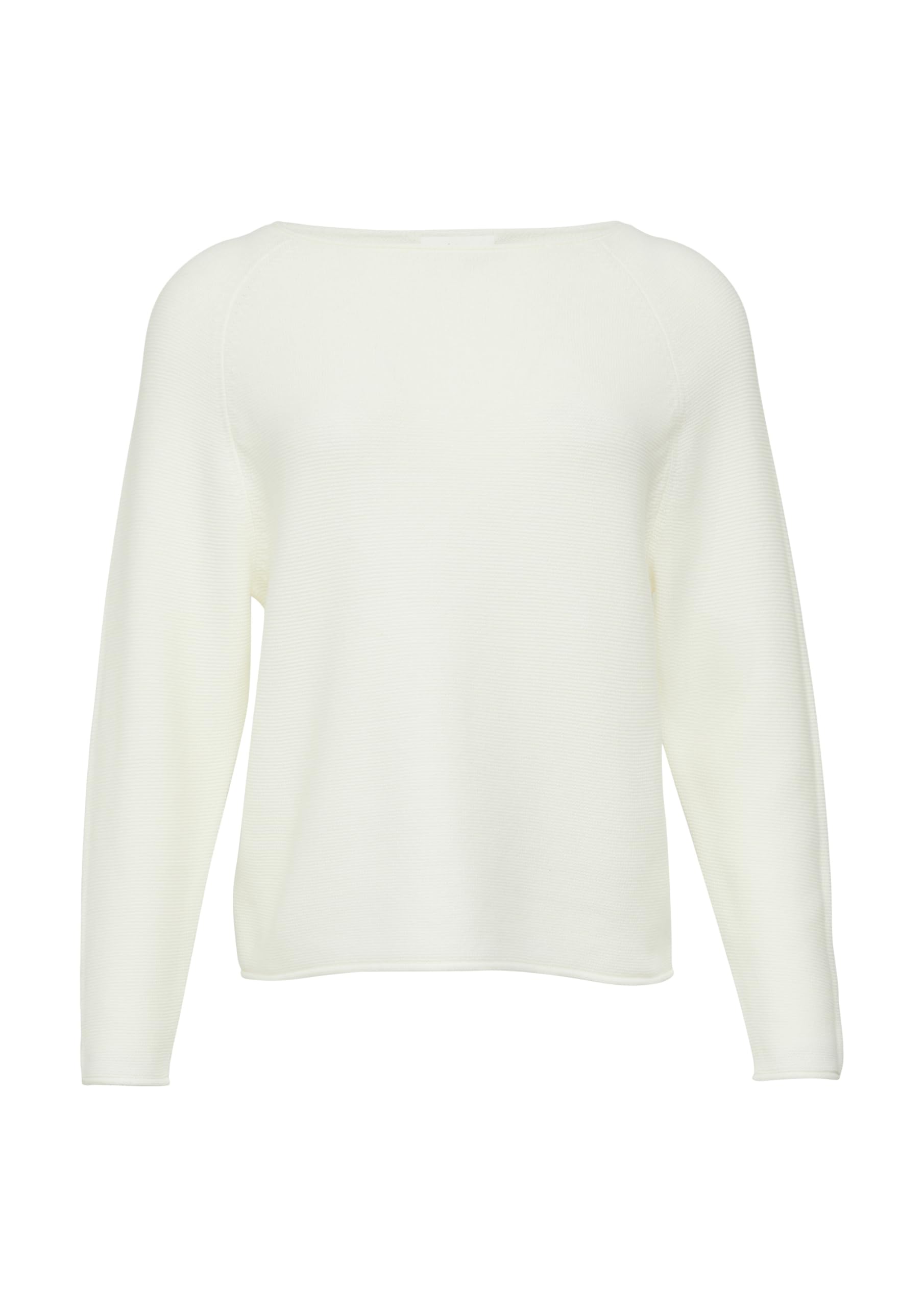 s.Oliver Strickpullover U-Boot-Ausschnitt Gr. 38 creme Regular Fit