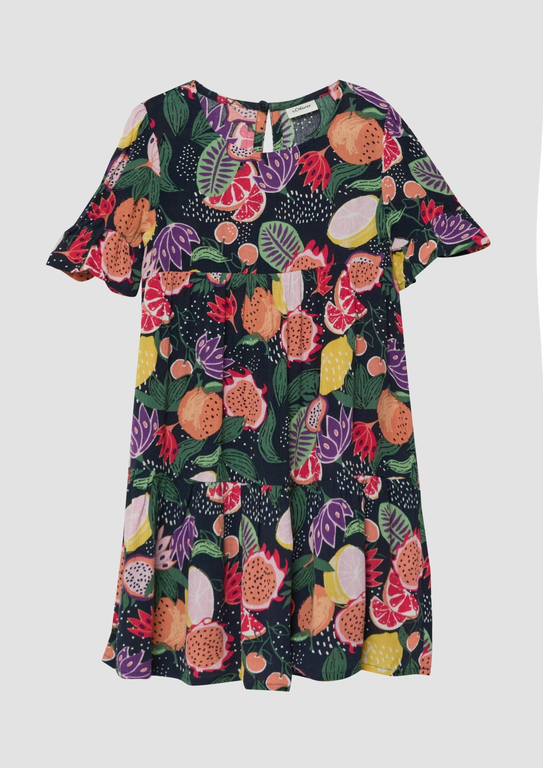 s.Oliver 2178275 Kleid Kurzarm Gr. 104 Baumwolle