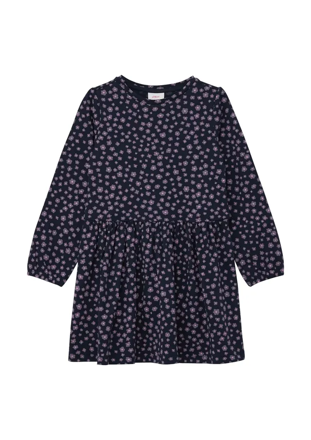 s.Oliver Junior Kinderkleid Gr. 92 Alloverprint Baumwolle