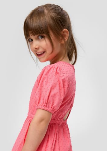 s.Oliver Junior Kleid Raffung Cut-Out rosa Gr.110