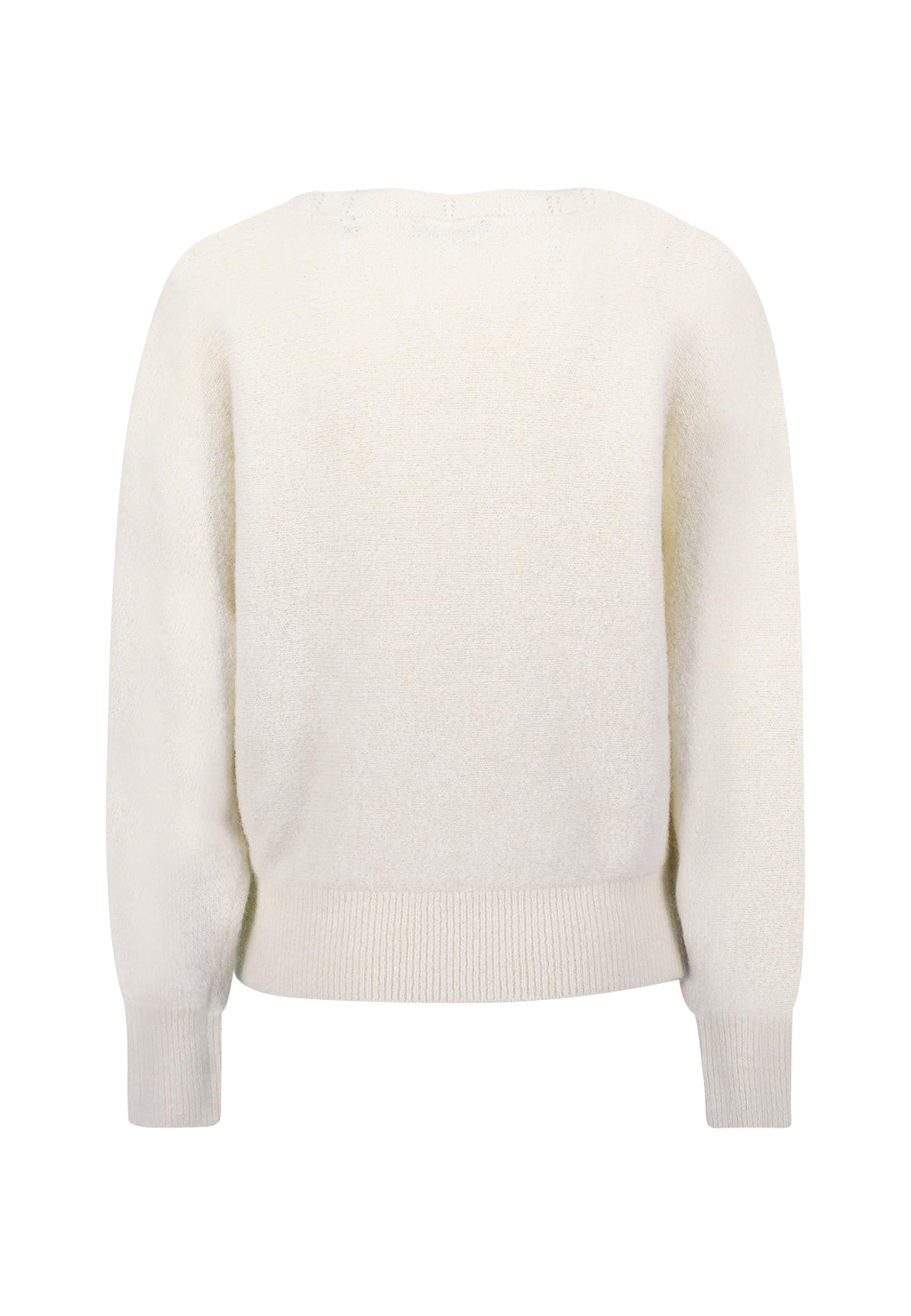 zero Strickpullover U-Boot-Ausschnitt Gr.40 Eggnog