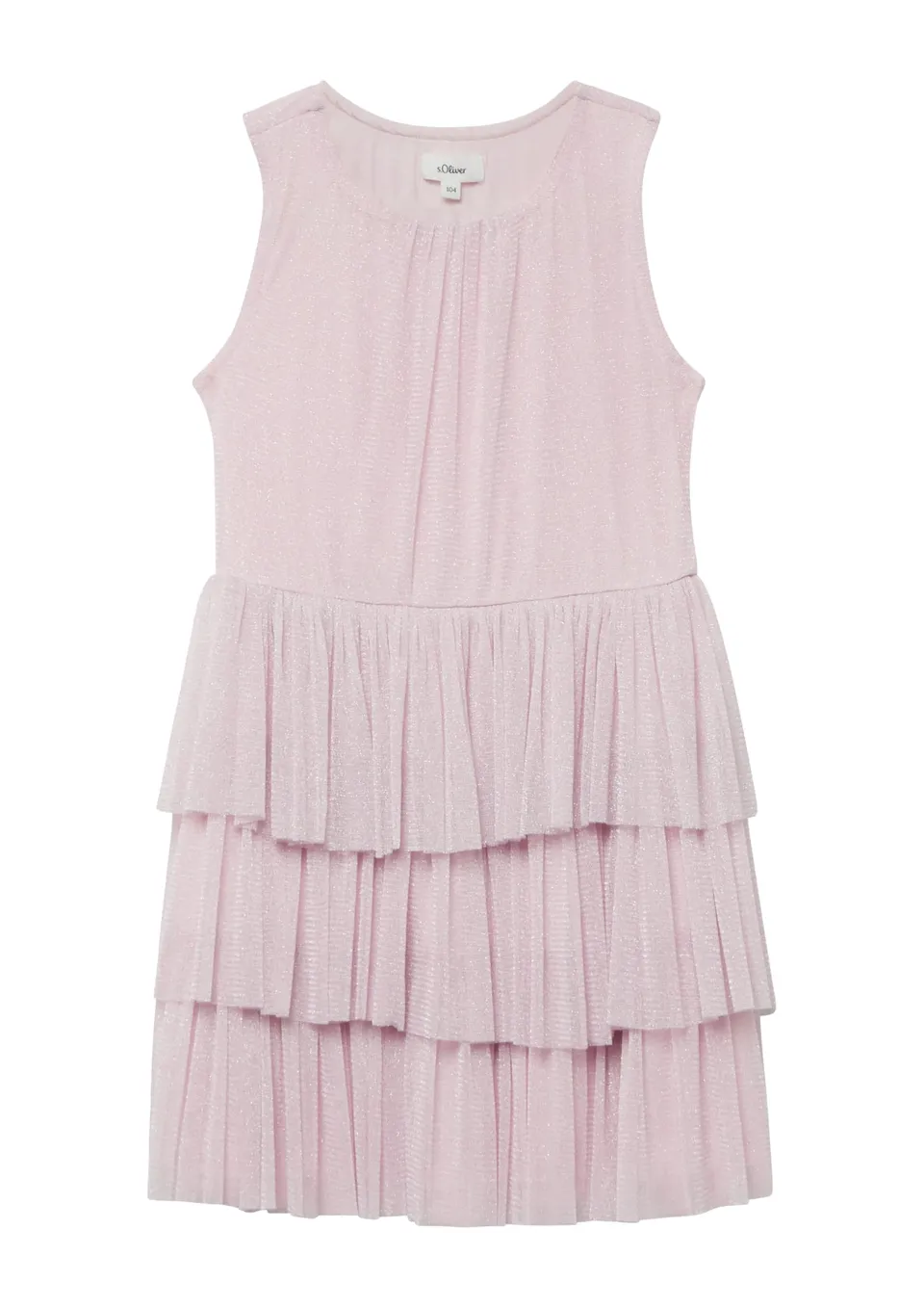 s.Oliver RED LABEL Rüschen Mesh-Kleid Gr.92