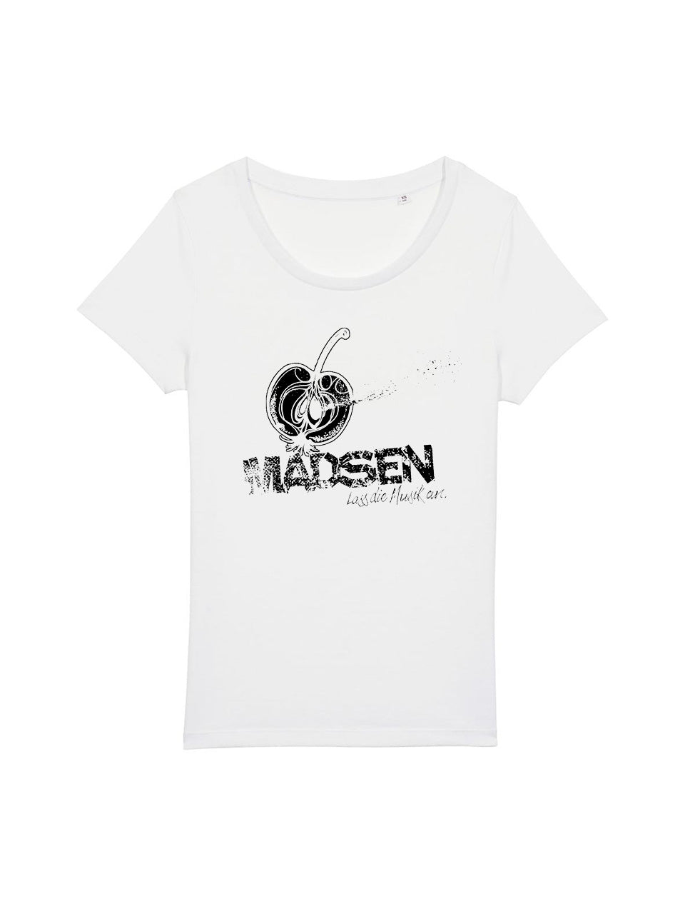 Madsen Lass Die Musik An T-Shirt Frauen weiß