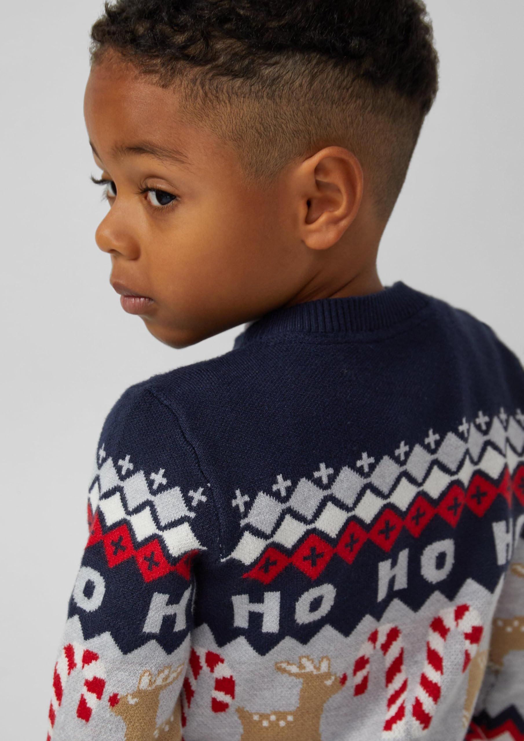 s.Oliver RED LABEL Strickpullover Jacquard 128-134 festlich