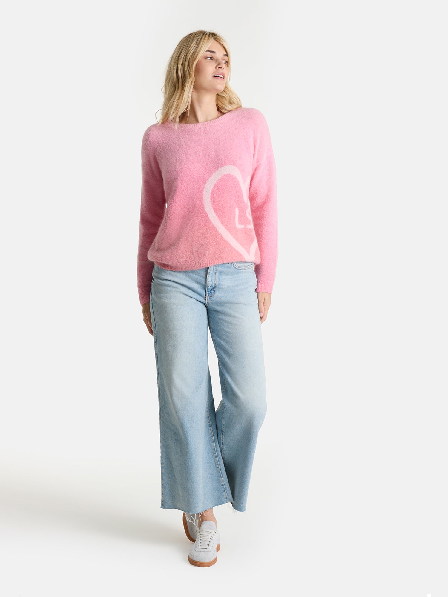Lieblingsstück AsyaL Pullover blush Farbverlauf