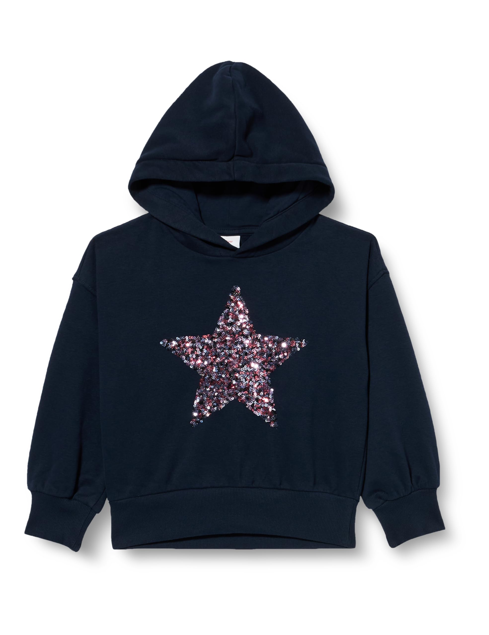 s.Oliver Junior Sweatshirt Pailletten-Stern Pink 92-98
