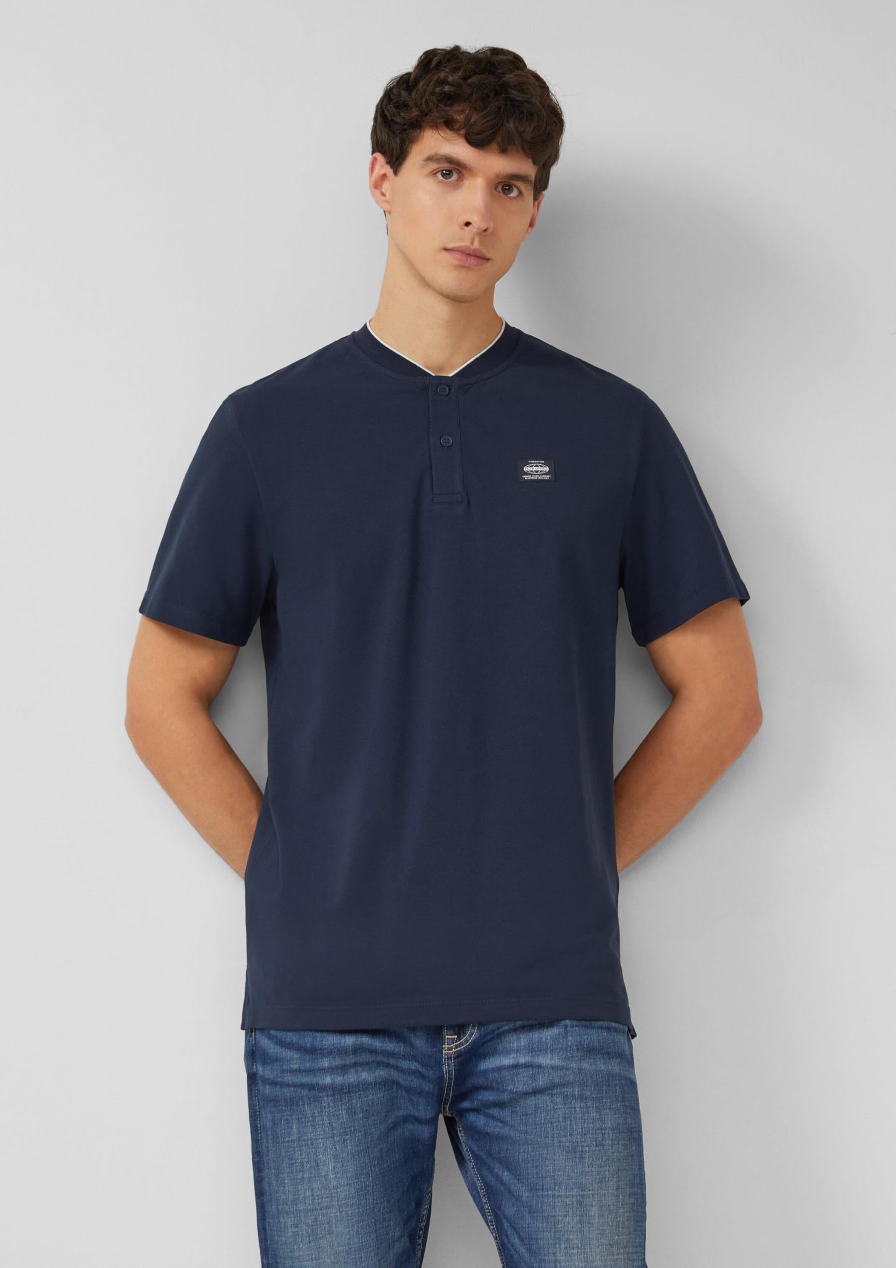 s.Oliver Junior Piqué-Struktur Poloshirt XL elastisch