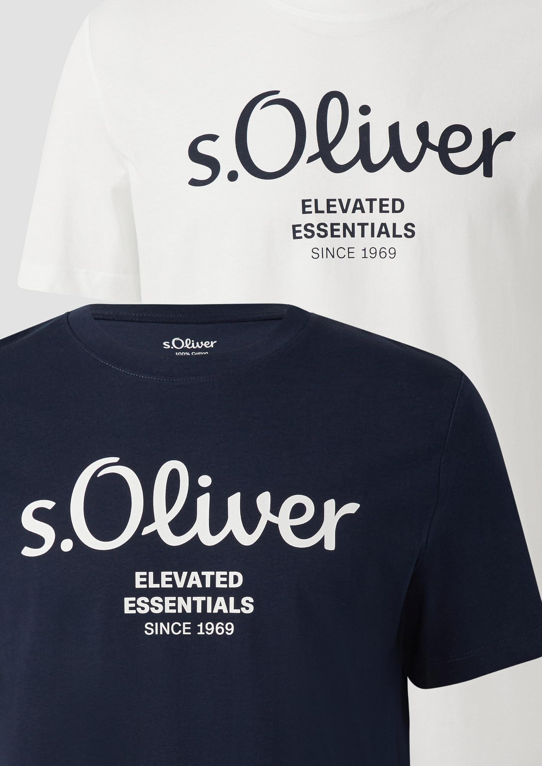 s.Oliver RED LABEL Jersey T-Shirt 2er-Pack XL weiß