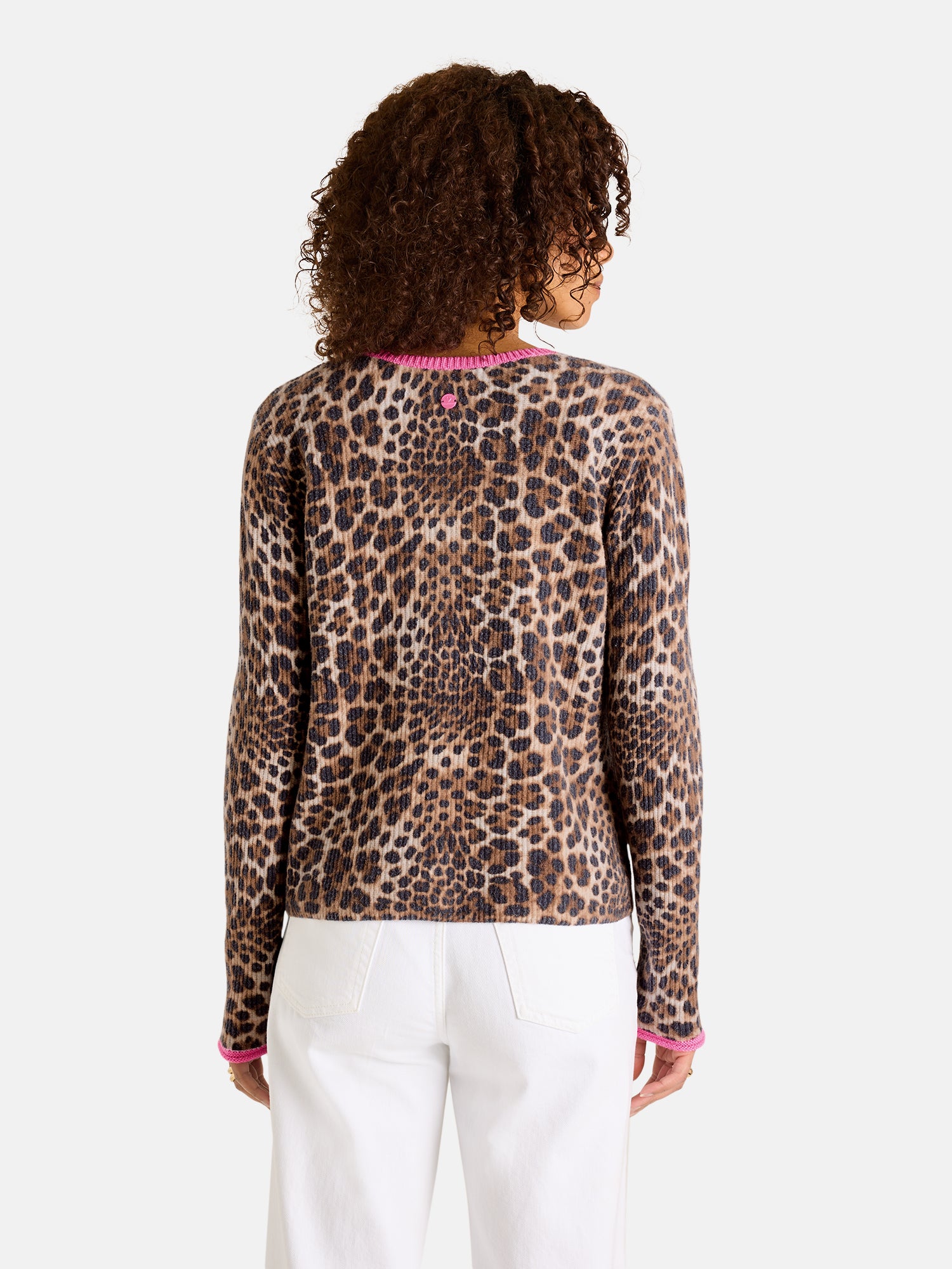 Lieblingsstück AlbaL Strickjacke Wolle brownie Leo